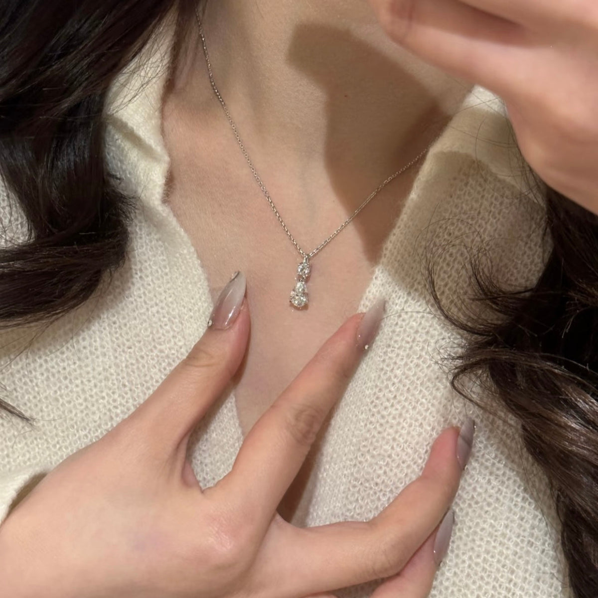 Diamond Dew Necklace – image 3