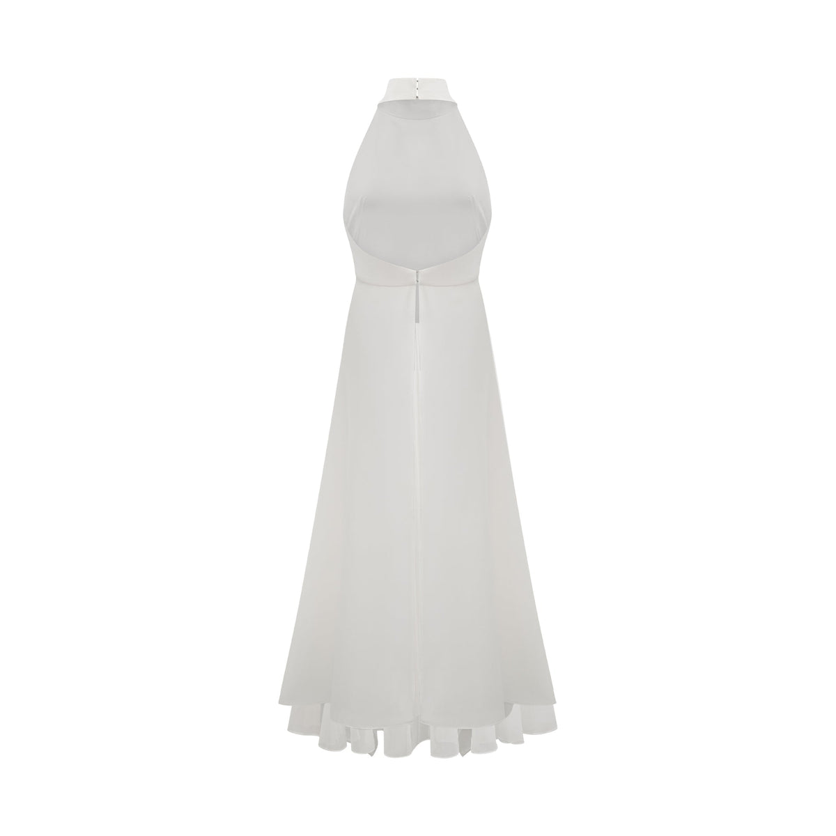 Inés halterneck layered long dress – image 5