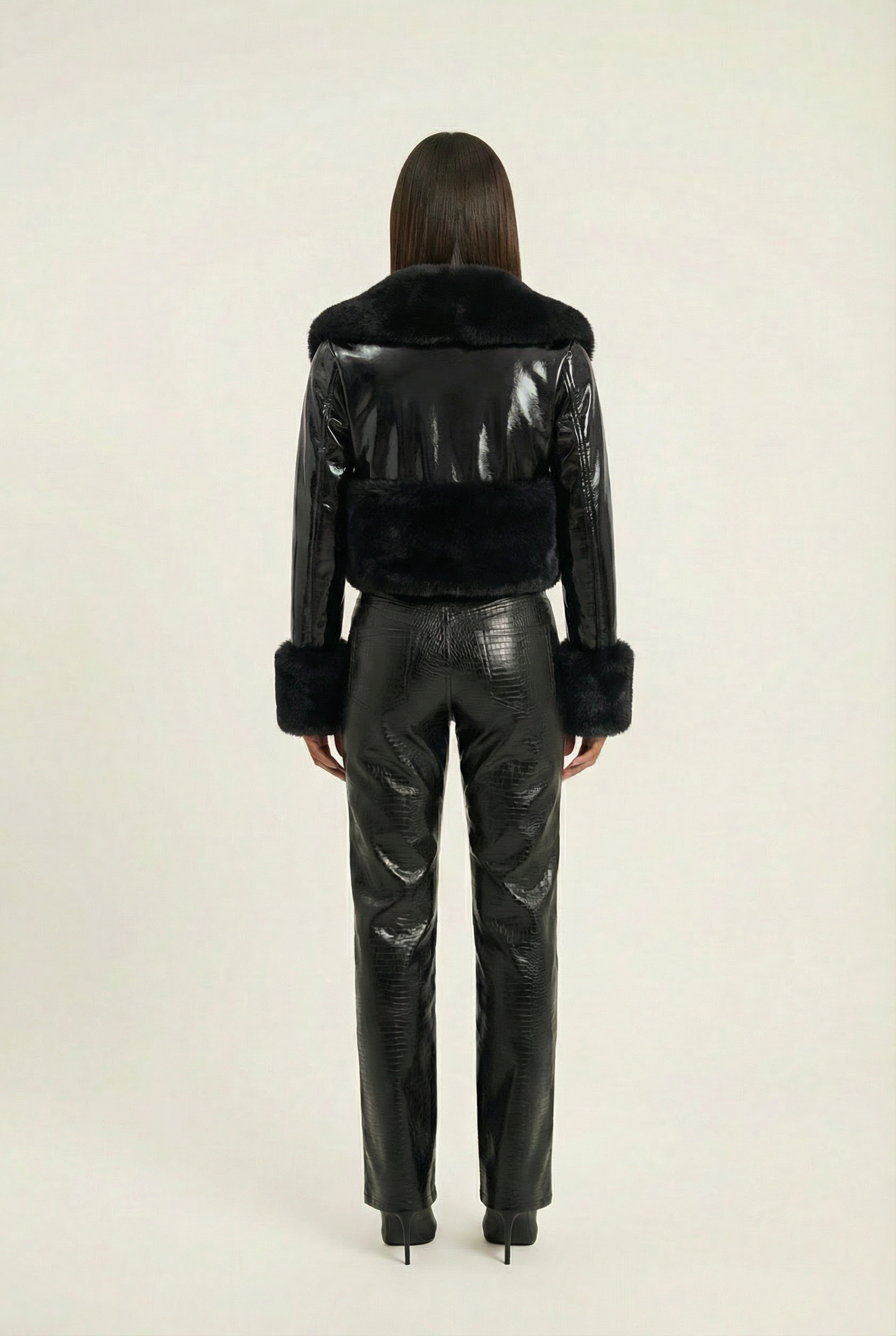 Romane Short Coat – Black – image 4