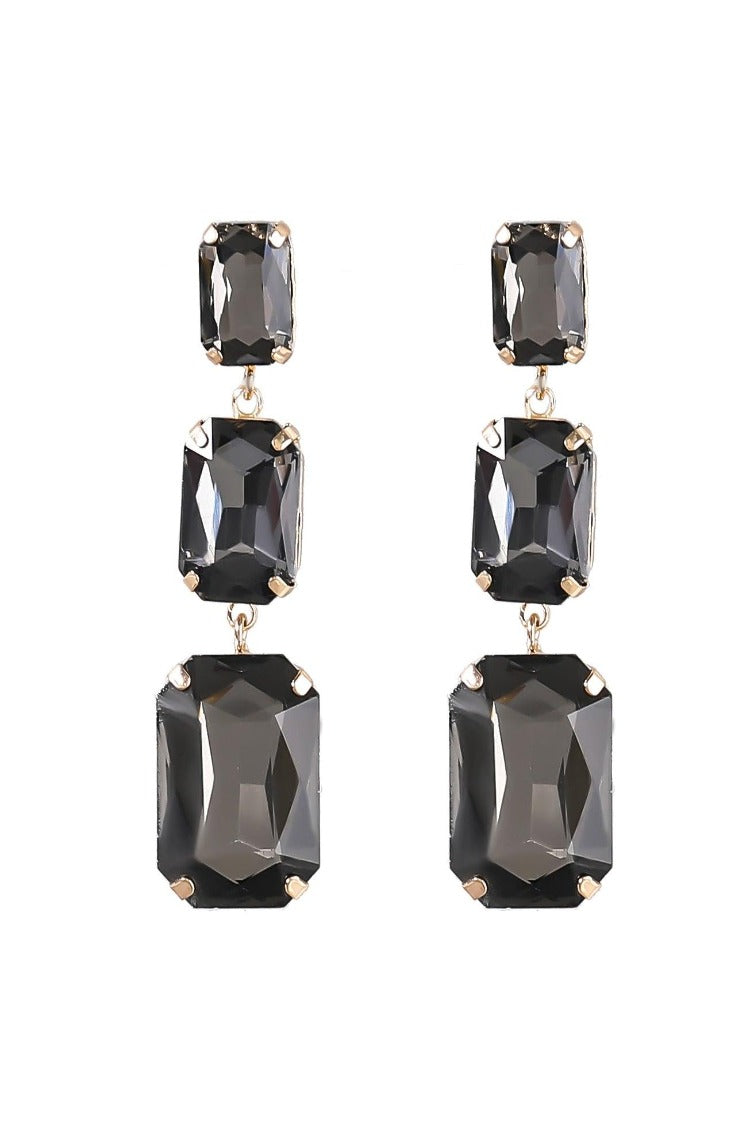 Adalyn Crystal Gem Drap Earrings – image 3