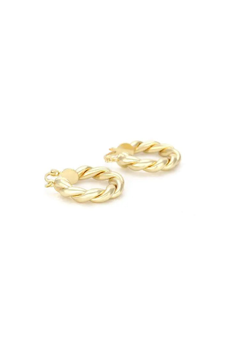 Maina Spiral Circle Earrings – image 3