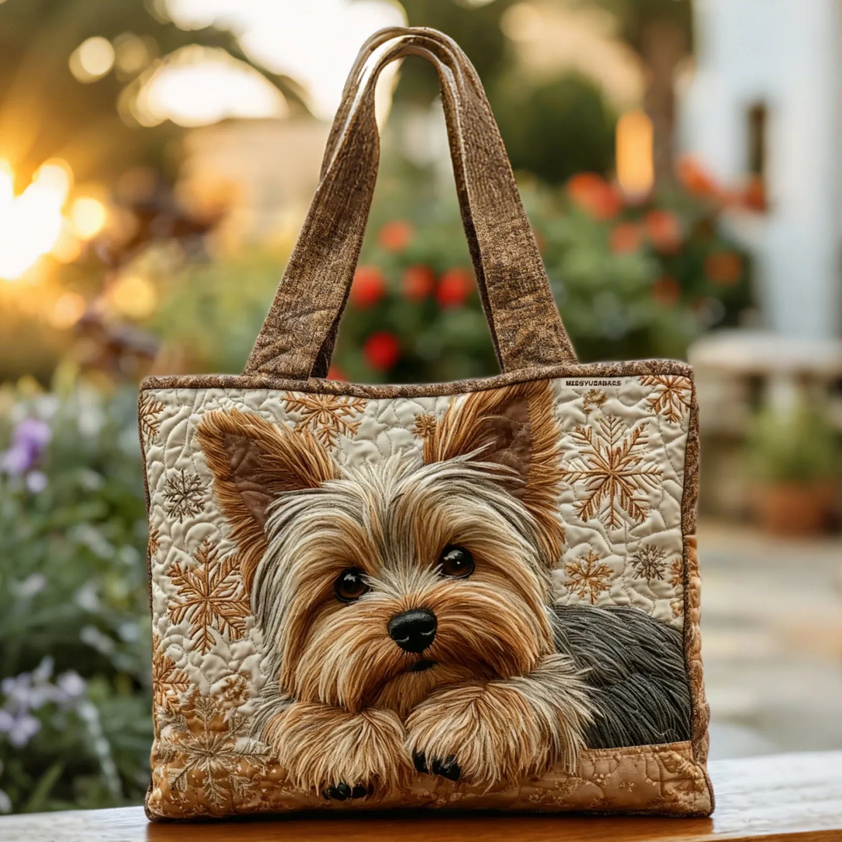 Sarah – Handmade soft quilted bag – image 1