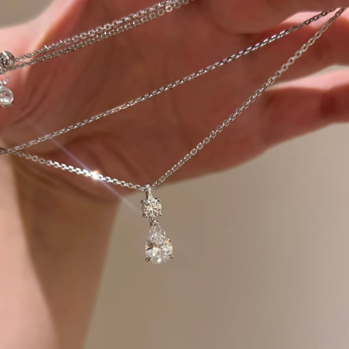 Diamond Dew Necklace – image 4