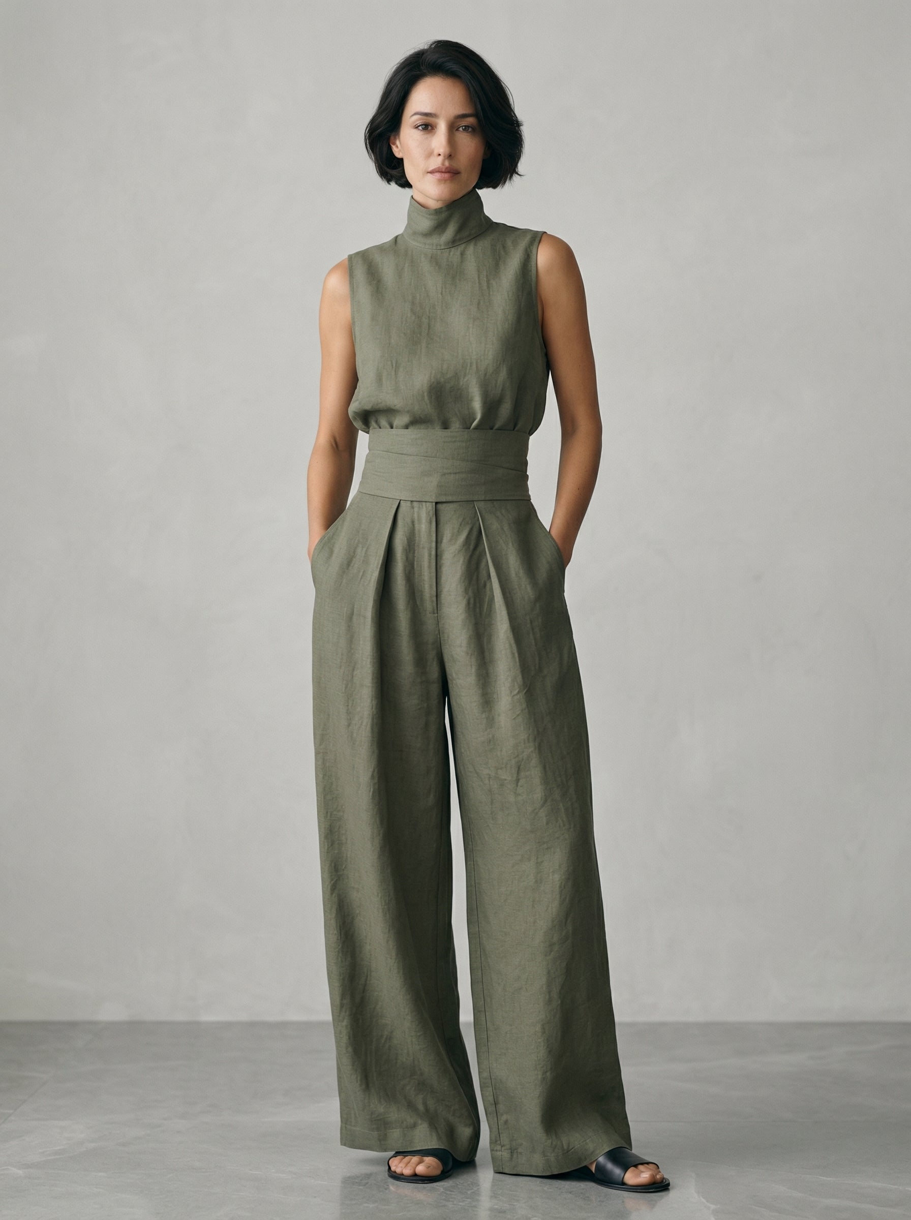 Nuria – Effortless Sleeveless Co-ord Set – image 2