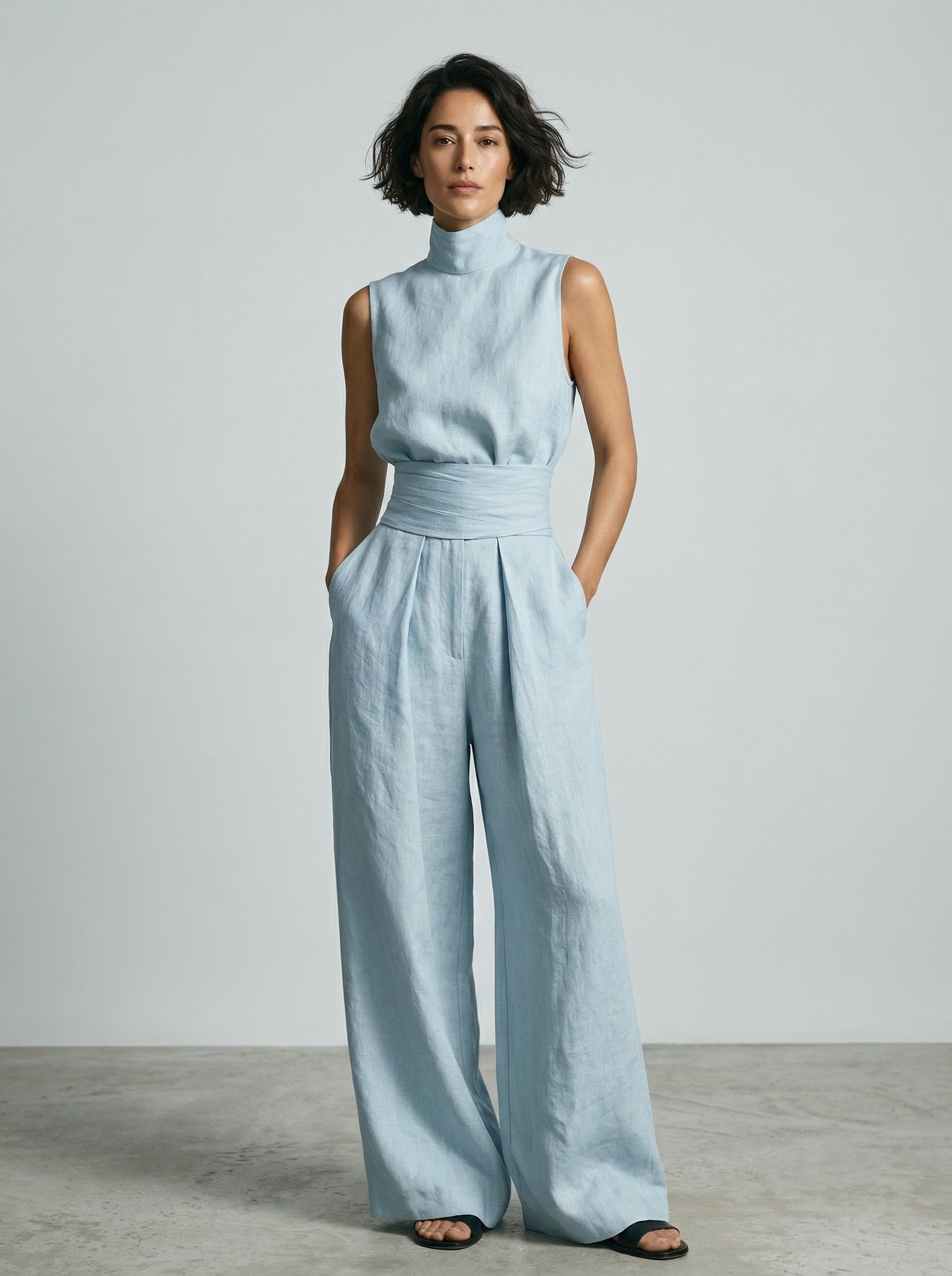 Nuria – Effortless Sleeveless Co-ord Set – image 3