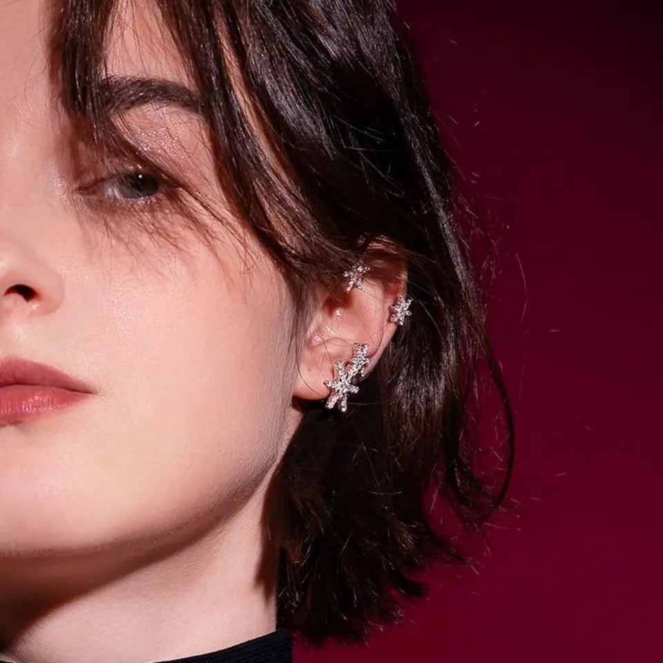 Nova Bloom Ear Cuff - Pair – image 5