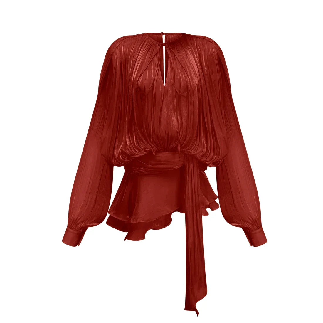 Eugénie Fully Pleated Ruffled Mini Dress – image 15