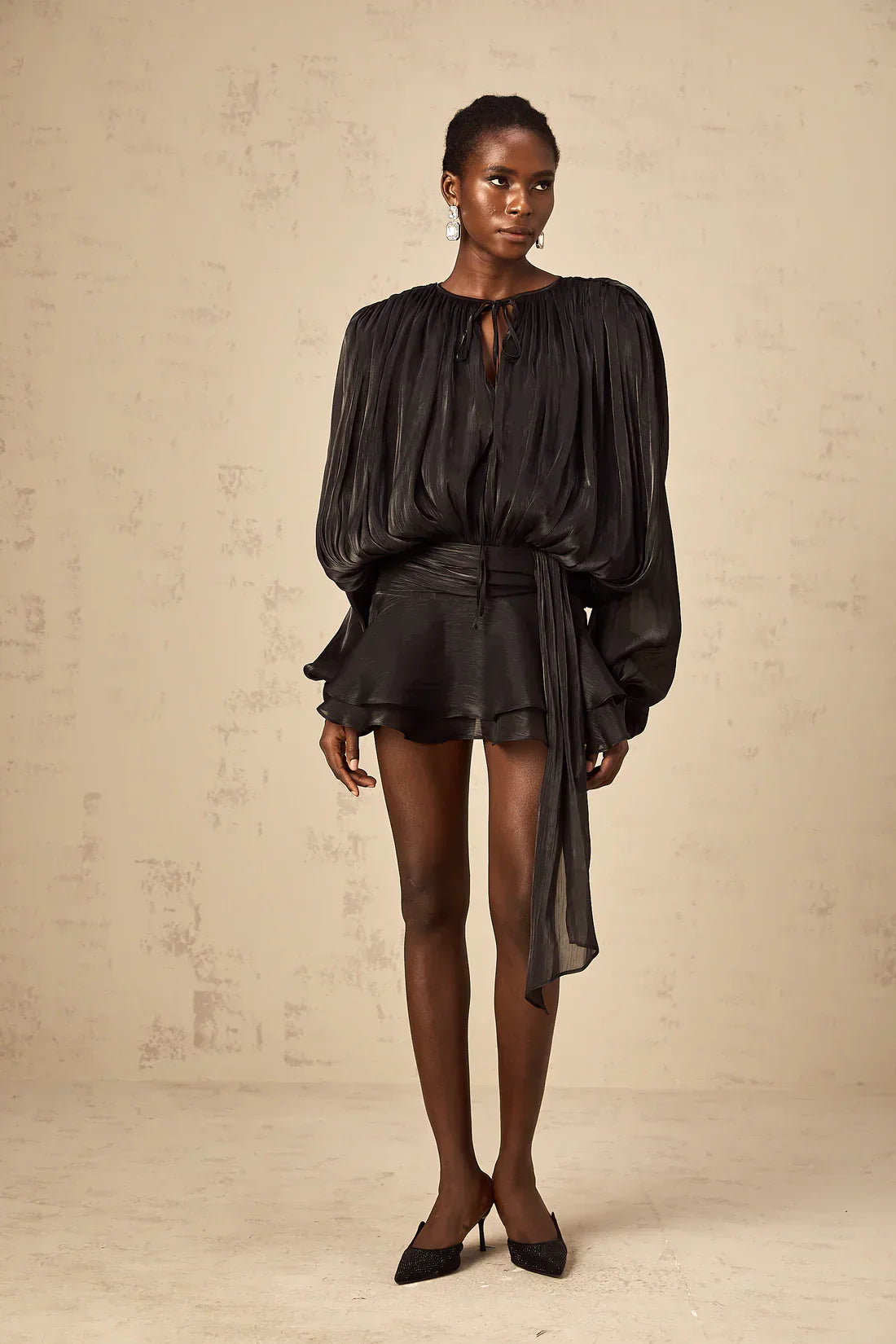 Eugénie Fully Pleated Ruffled Mini Dress – image 18