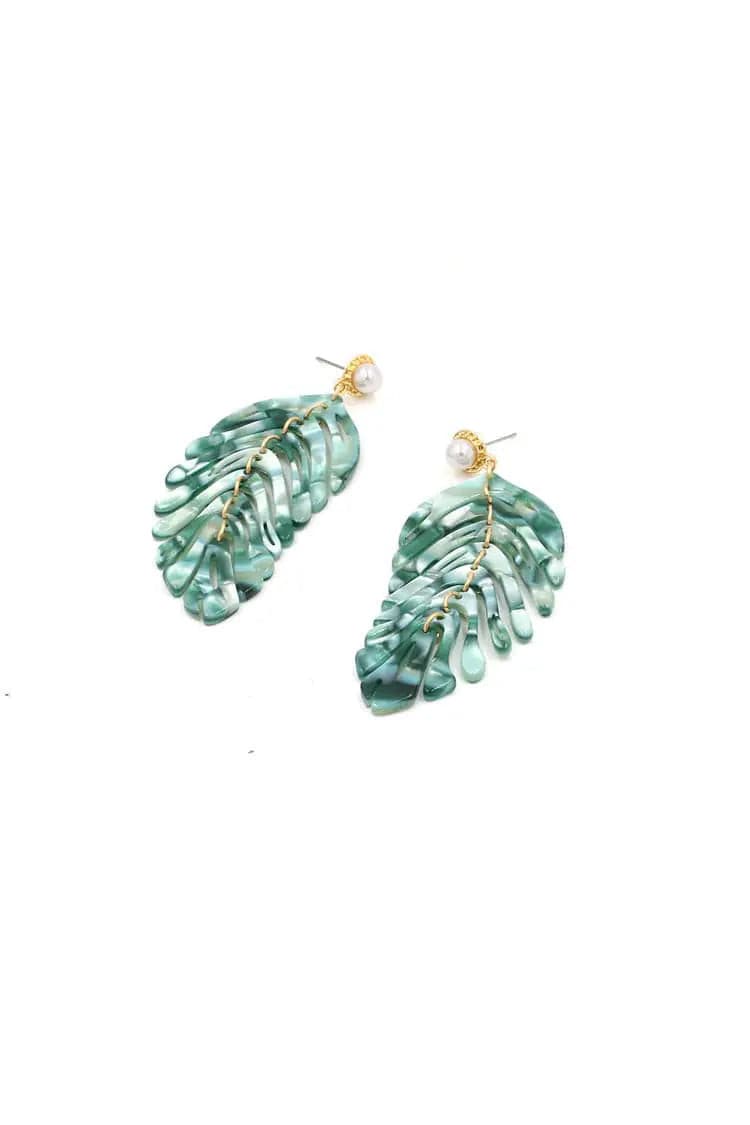 Amadeus Leaf Earrings – image 3