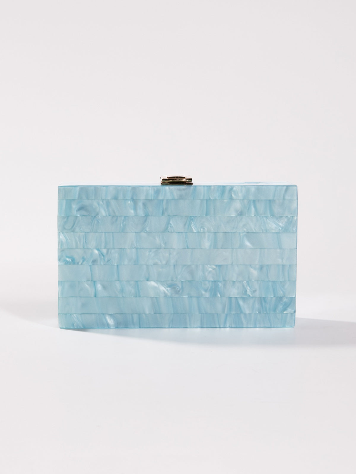 Majken Acrylic Convertible Clutch In Sky – image 1