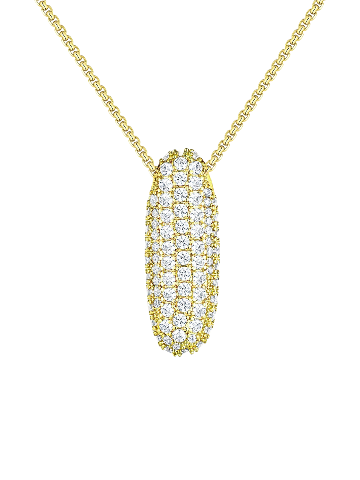 Luna Bubble Letter (A-Z) Necklace – image 16