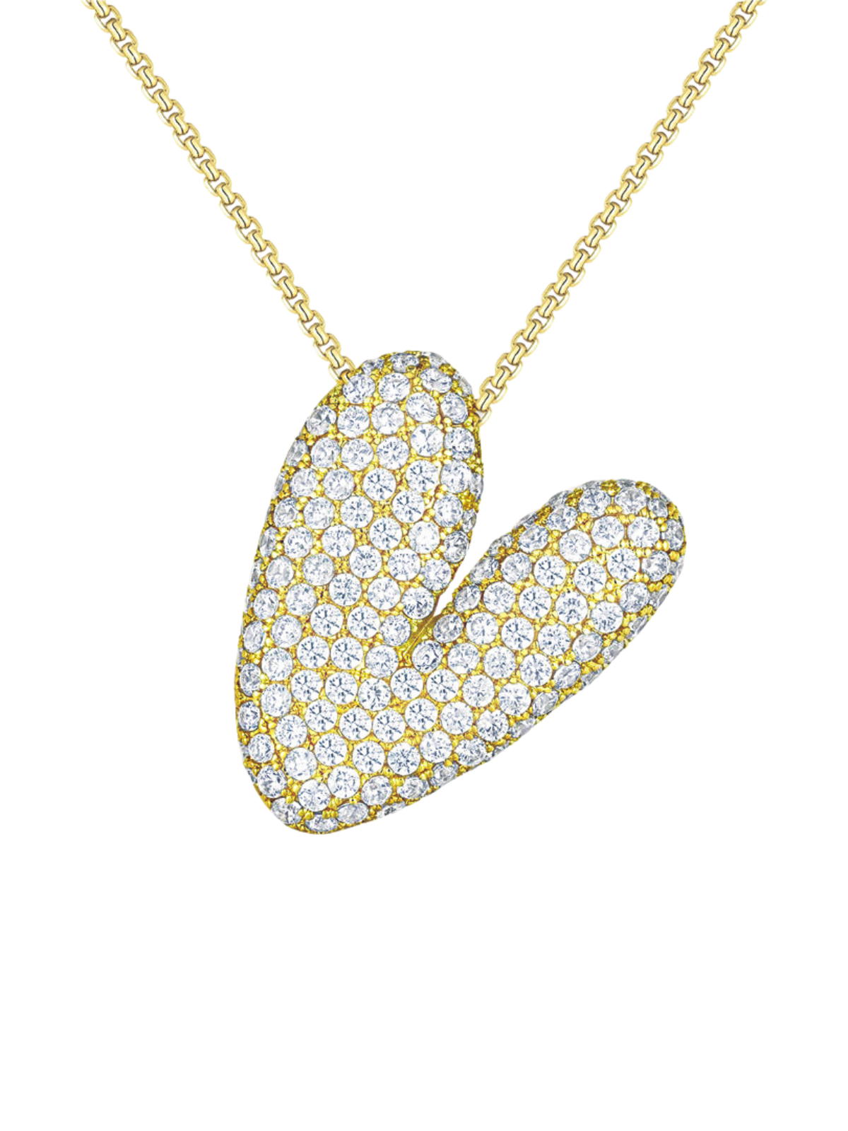 Luna Bubble Letter (A-Z) Necklace – image 28