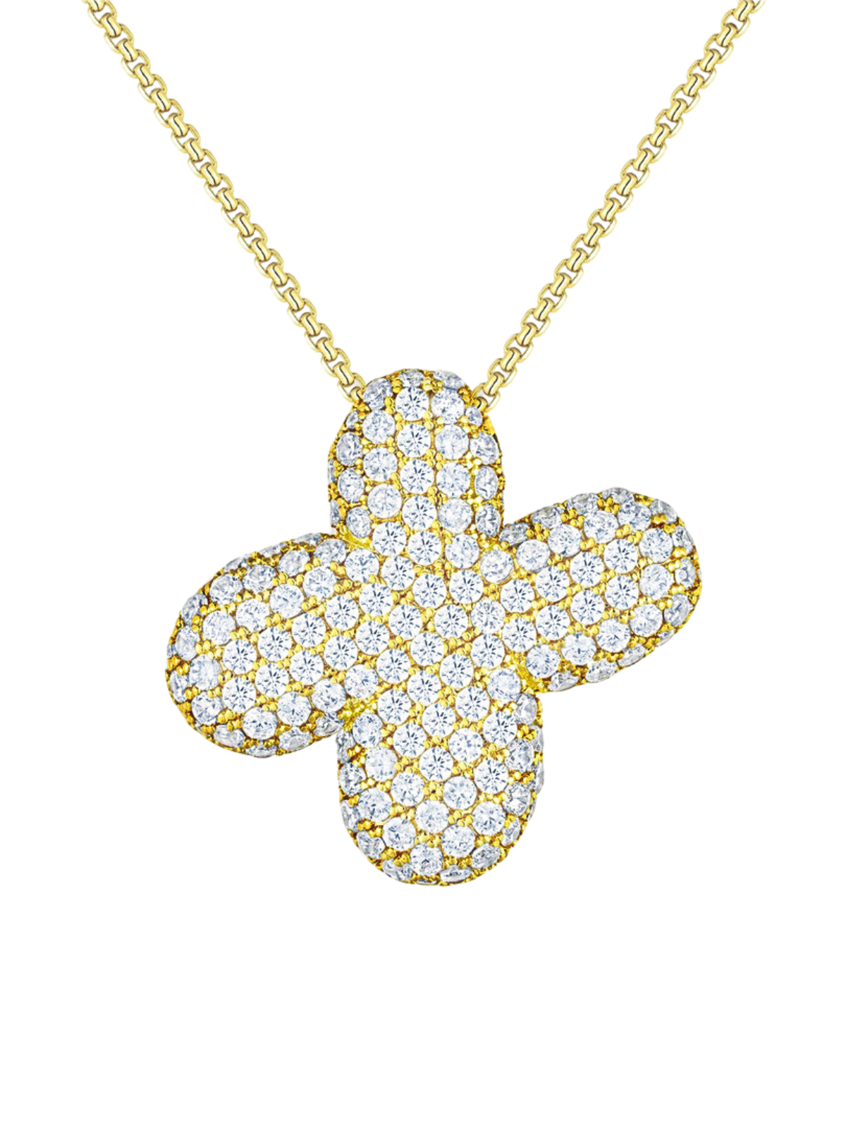 Luna Bubble Letter (A-Z) Necklace – image 30