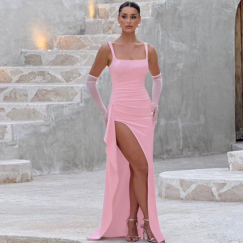 MARILYN - Elegant Formal Slip Maxi Dress with Open Back – image 16