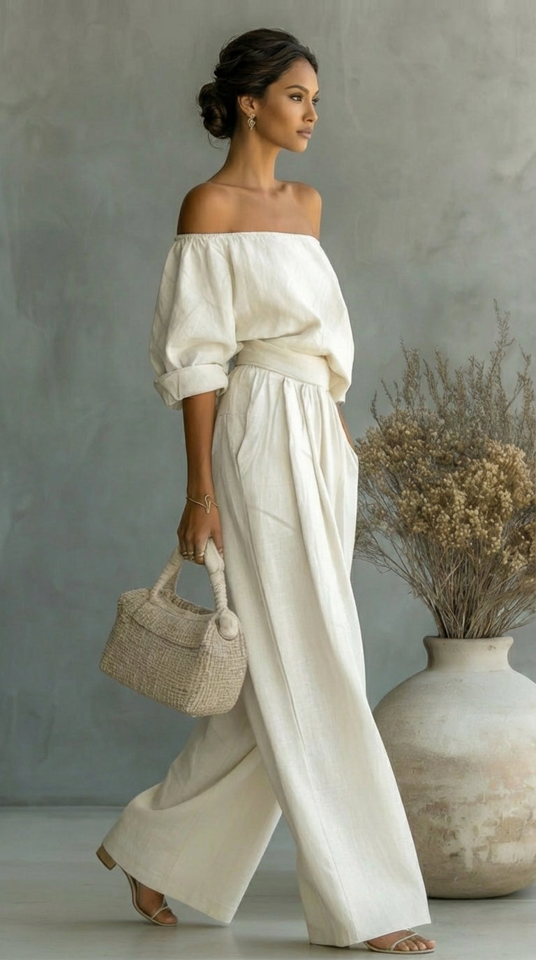 Liliána – Exclusive linen-effect set for a stylish summer – image 5