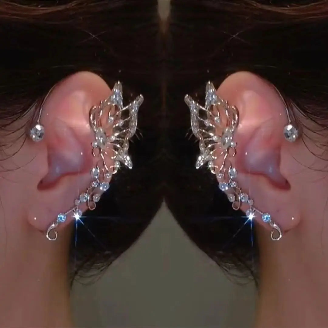 Etherea Butterfly Ear Cuff - Pair – image 2