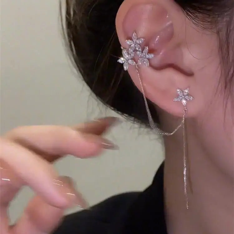 Serene Flora Ear Cuff - Pair – image 3
