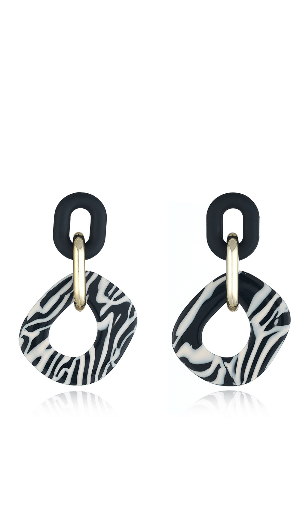 Ariyah Zebra Print Earrings – image 1