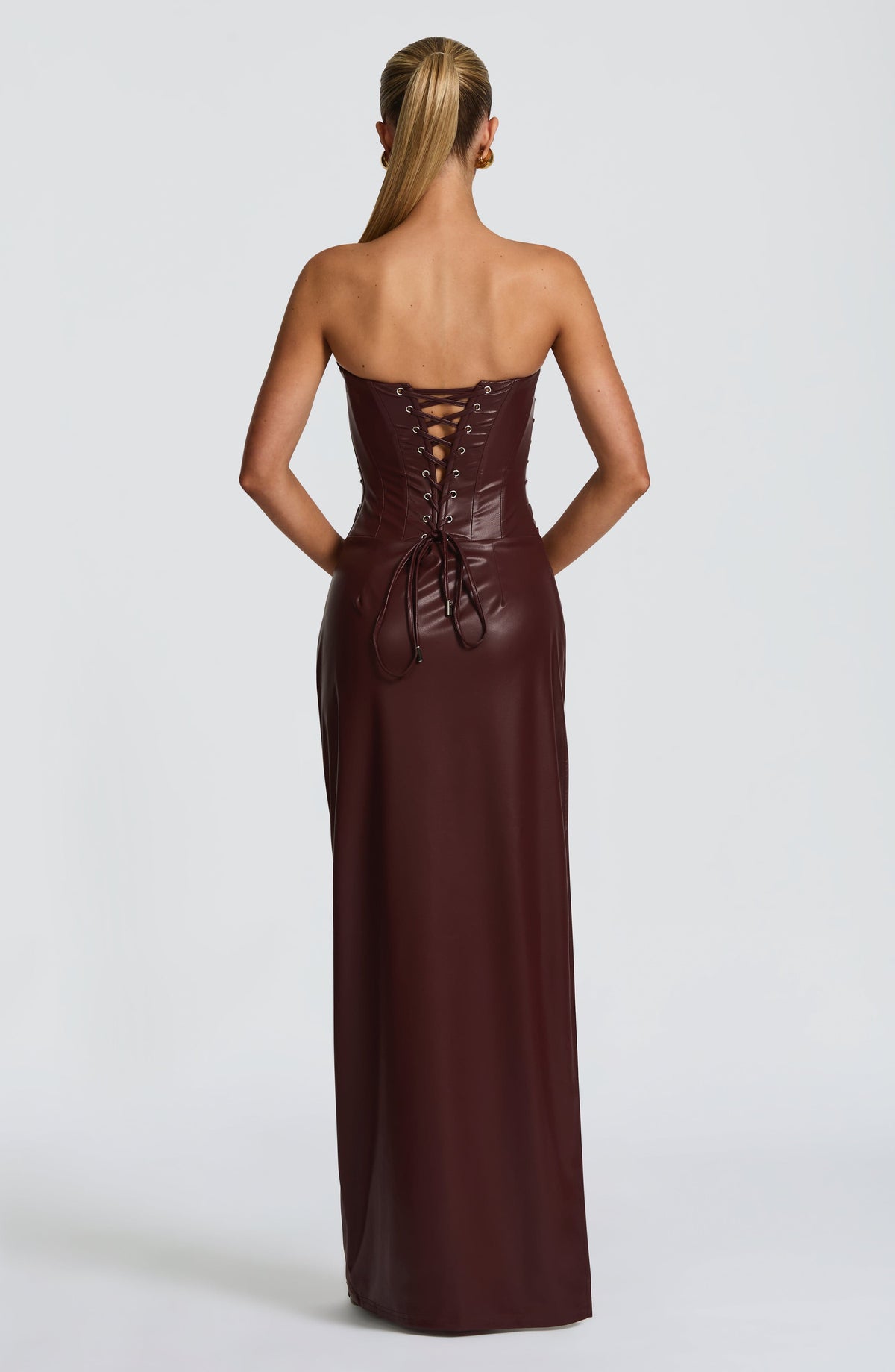 Alba Maxi Dress - Burgundy – image 6