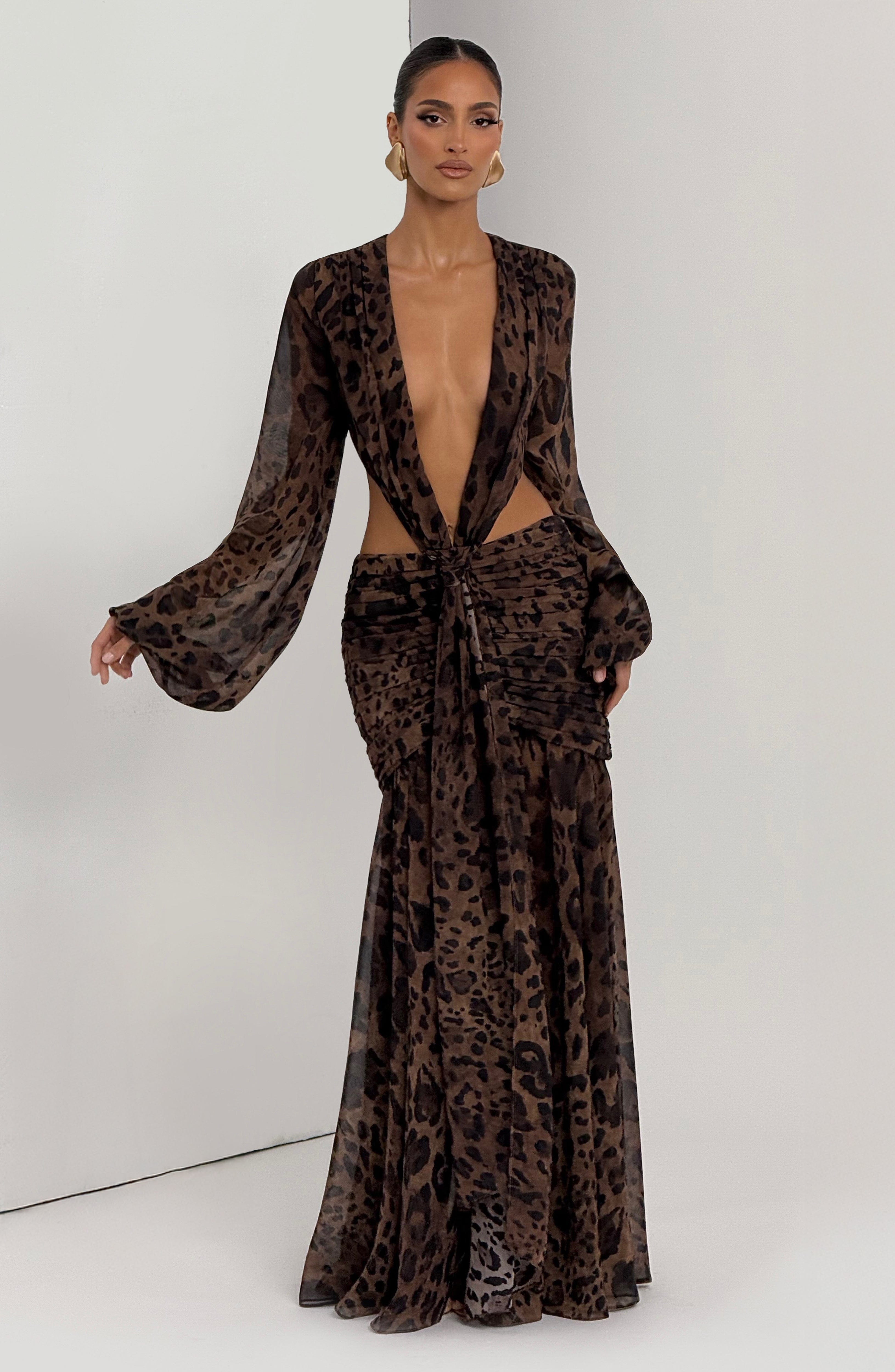 Andrina Maxi Dress - Leopard Print – image 11