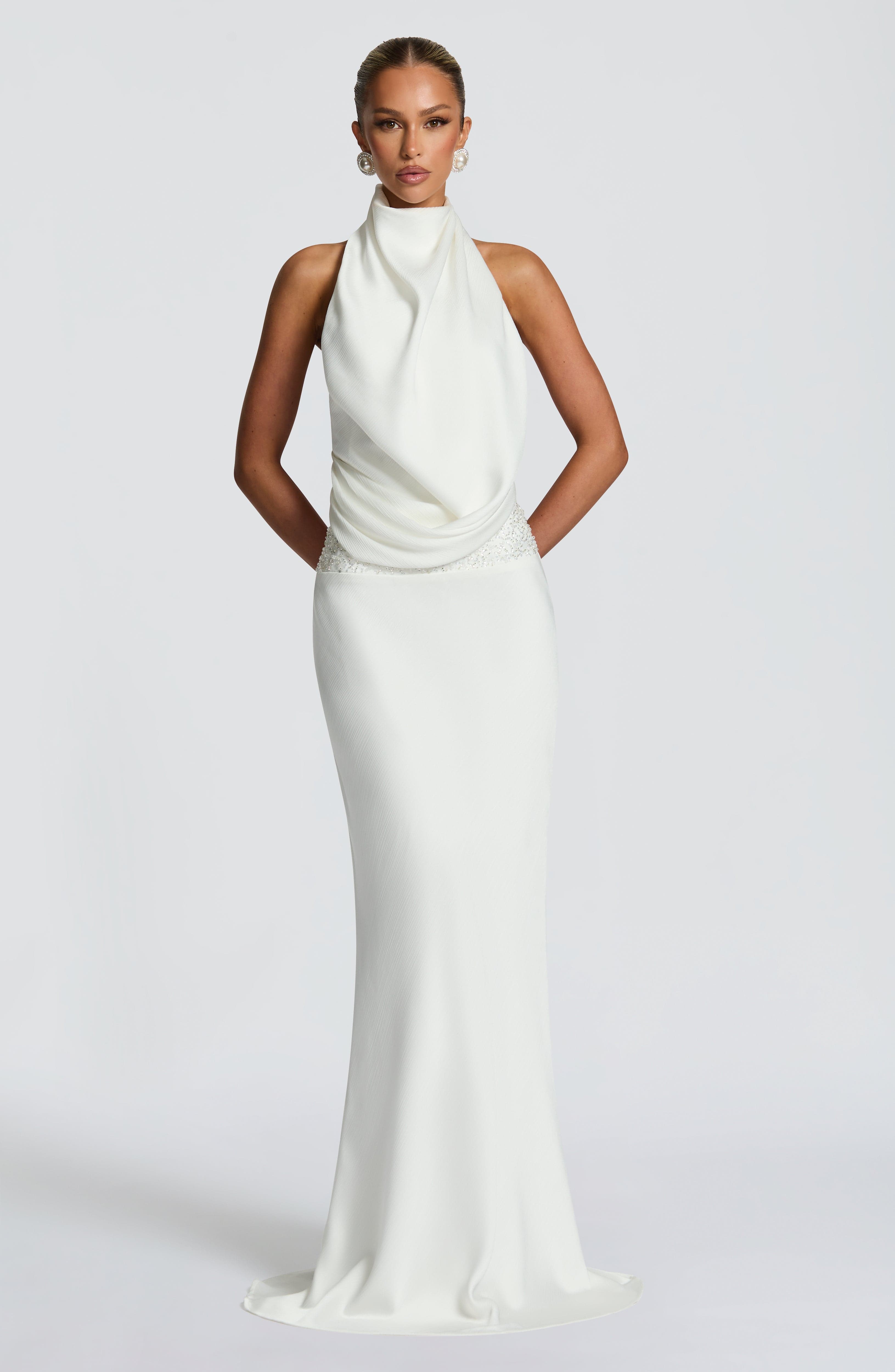 Armelle Maxi Dress - Ivory – image 9
