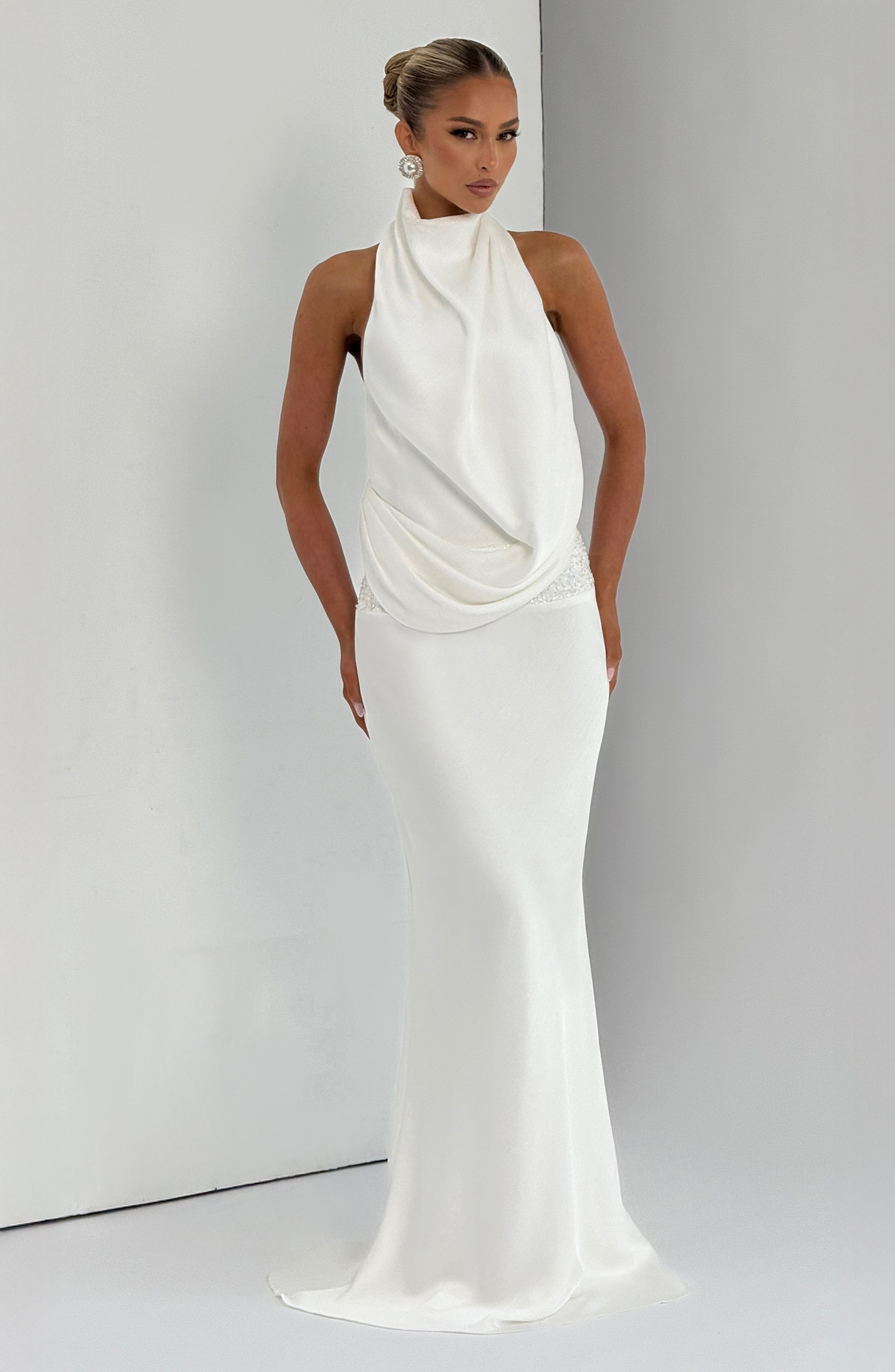Armelle Maxi Dress - Ivory – image 1