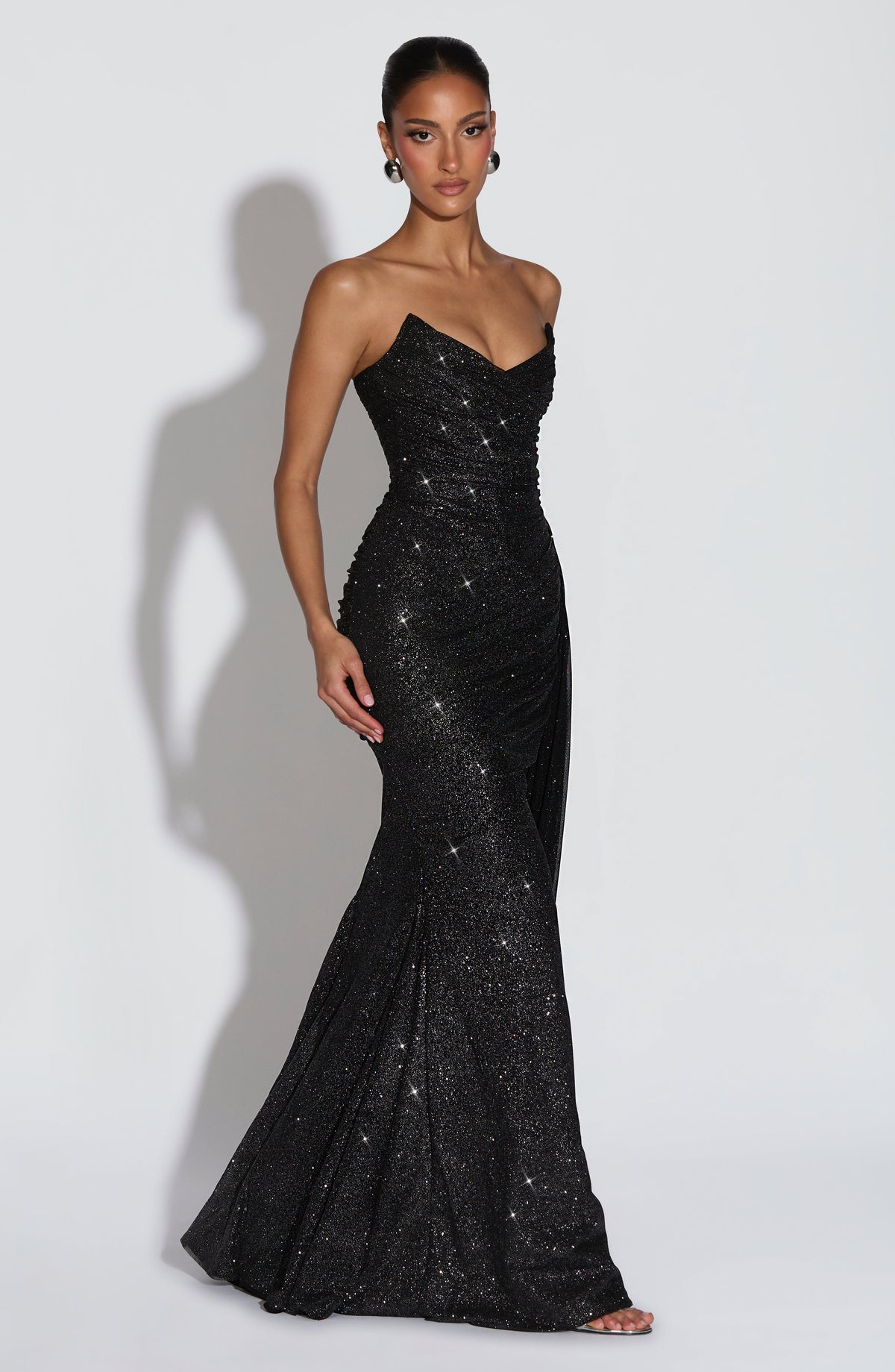 Ashika Maxi Dress - Black Sparkle – image 5