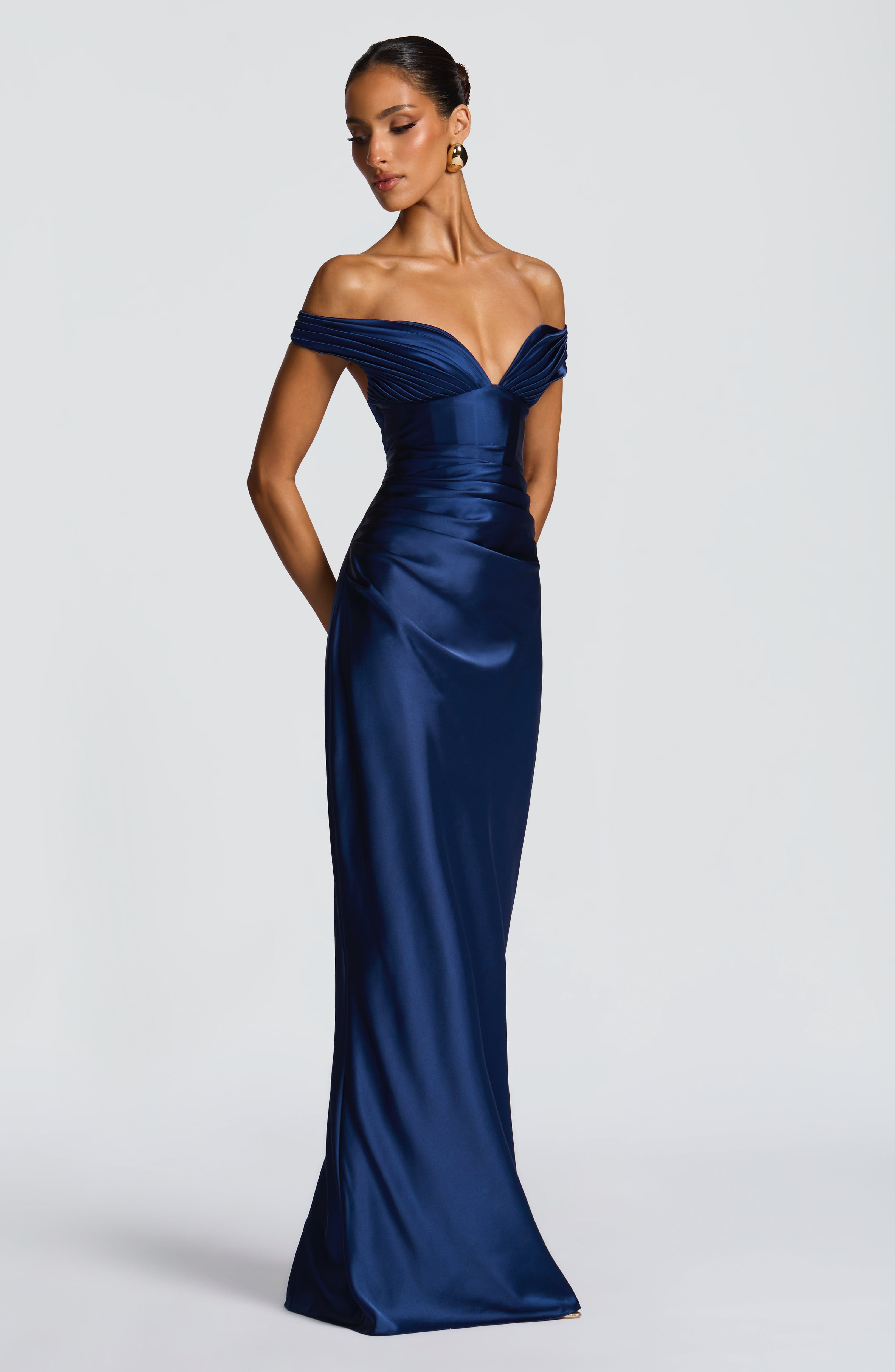 Aurelia Maxi Dress - Navy – image 5