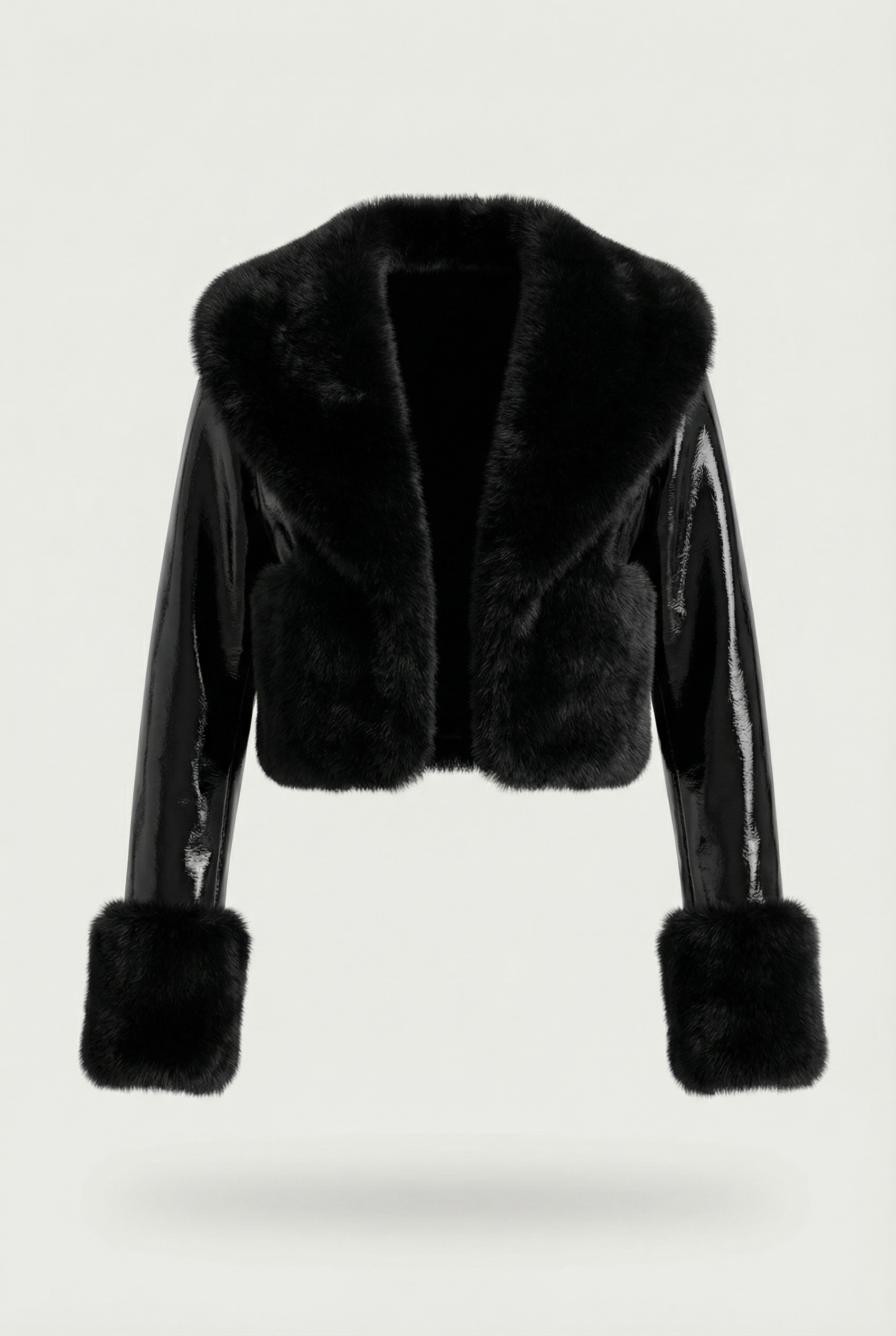 Romane Short Coat – Black – image 8