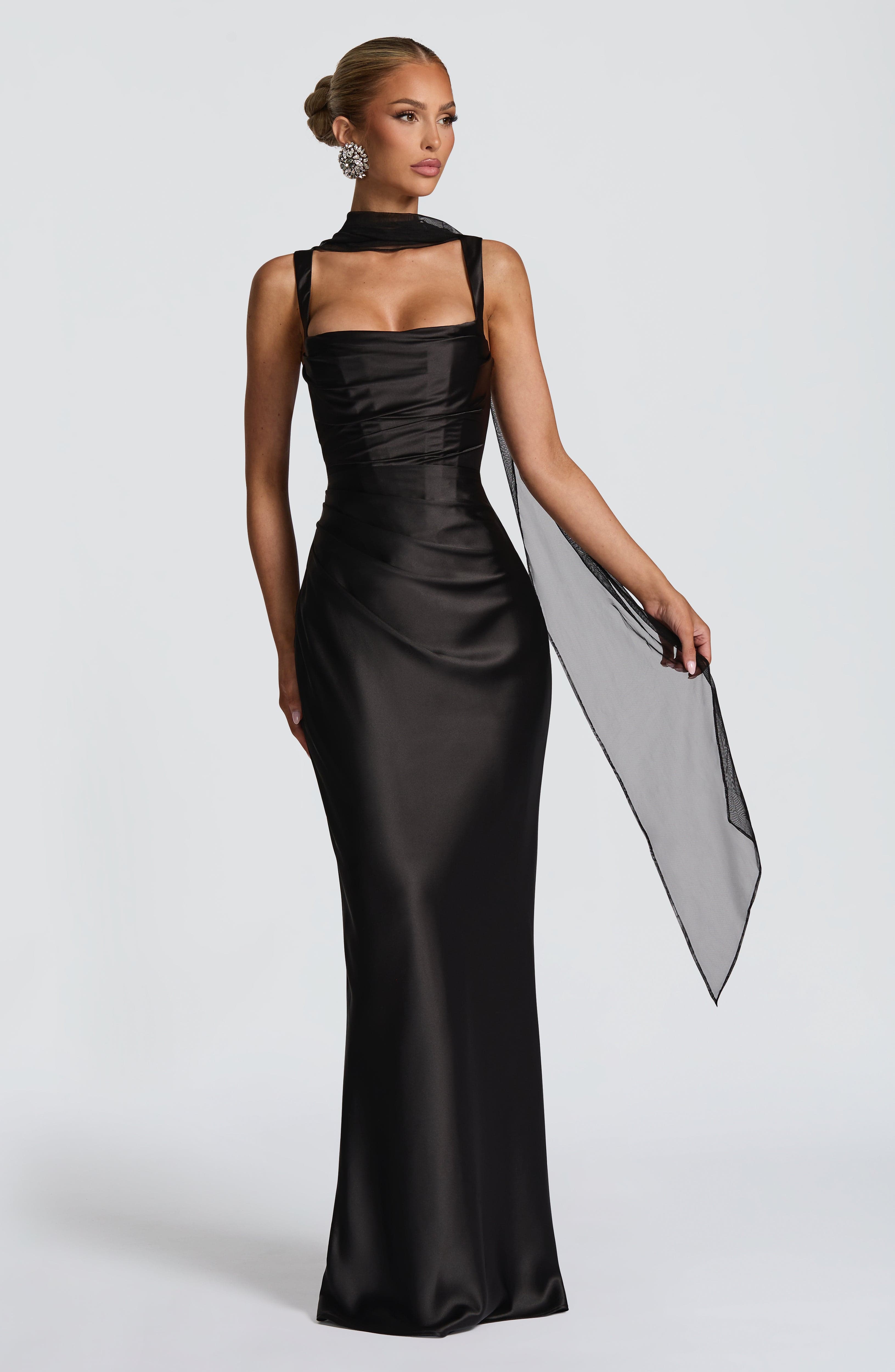 Calanthe Maxi Dress - Black – image 1