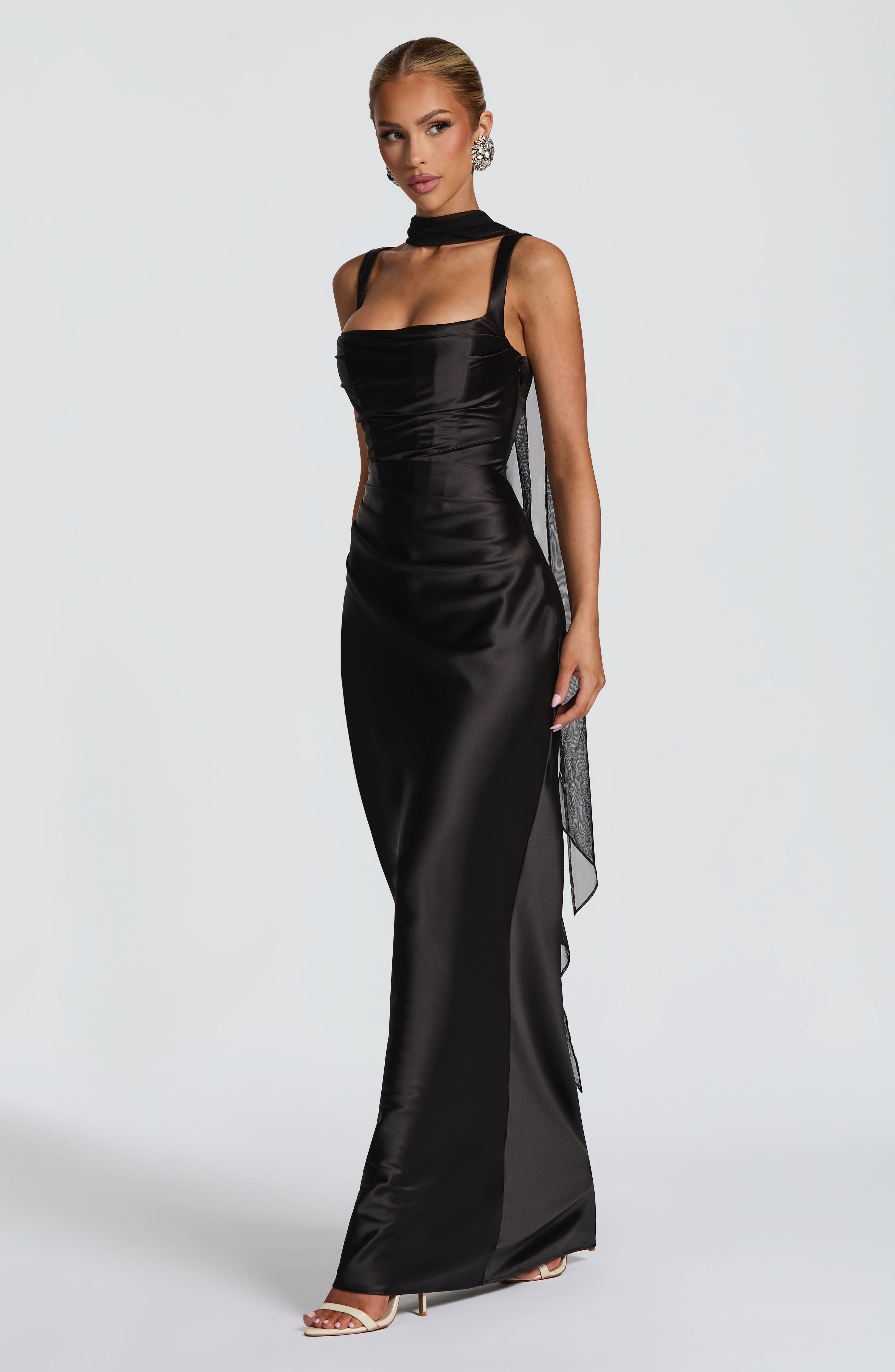 Calanthe Maxi Dress - Black – image 5