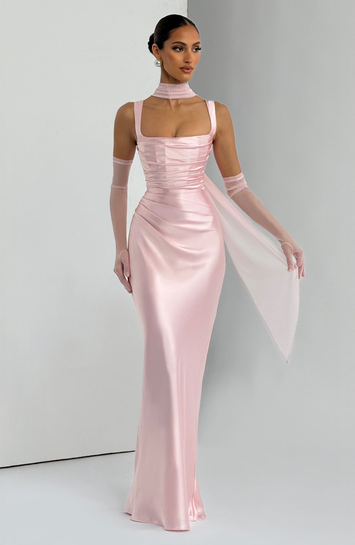 Calanthe Maxi Dress - Blush – image 6
