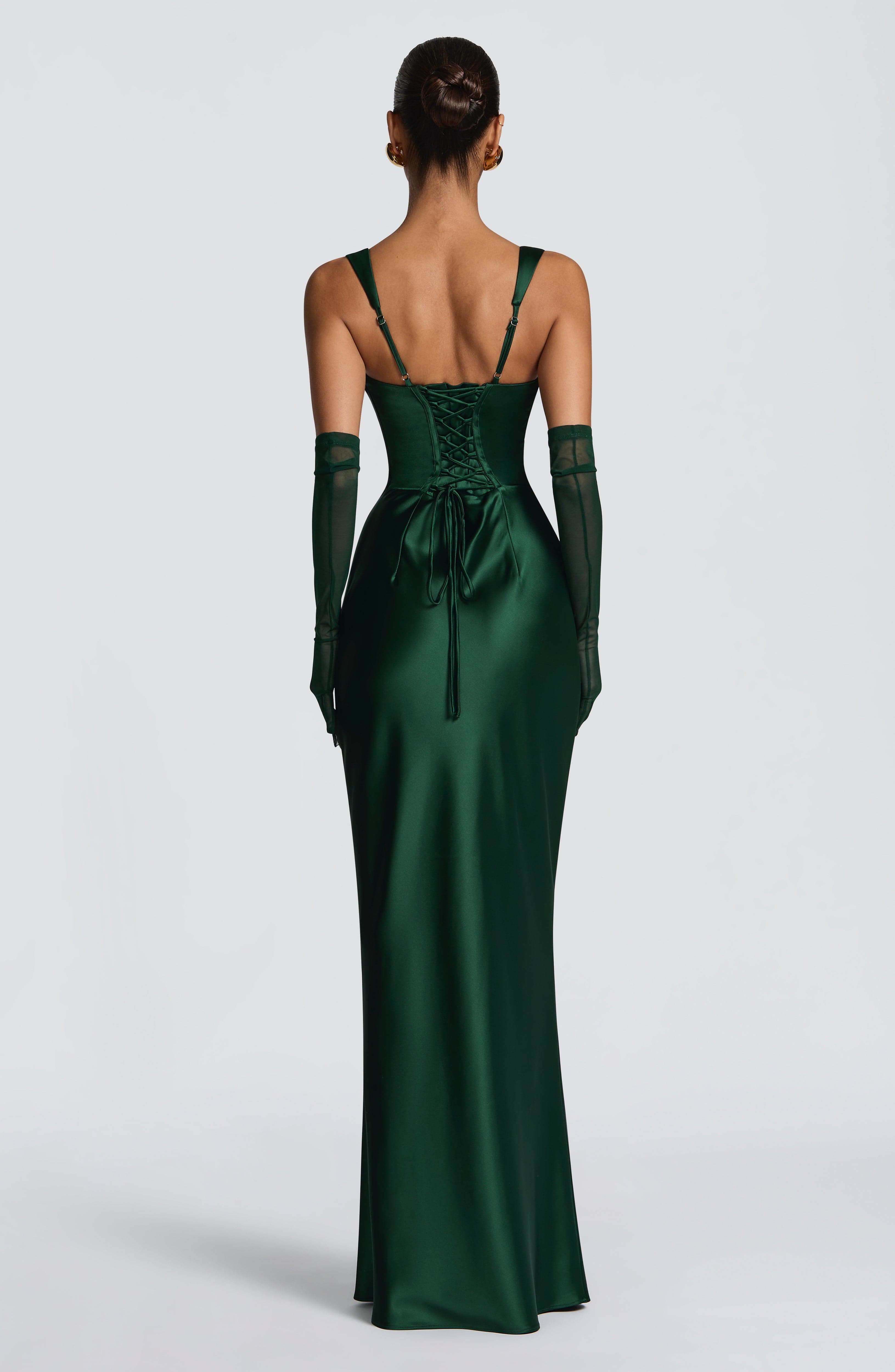 Calanthe Maxi Dress - Emerald – image 7