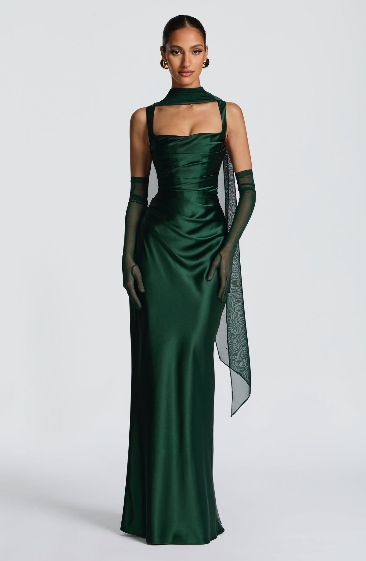 Calanthe Maxi Dress - Emerald – image 9
