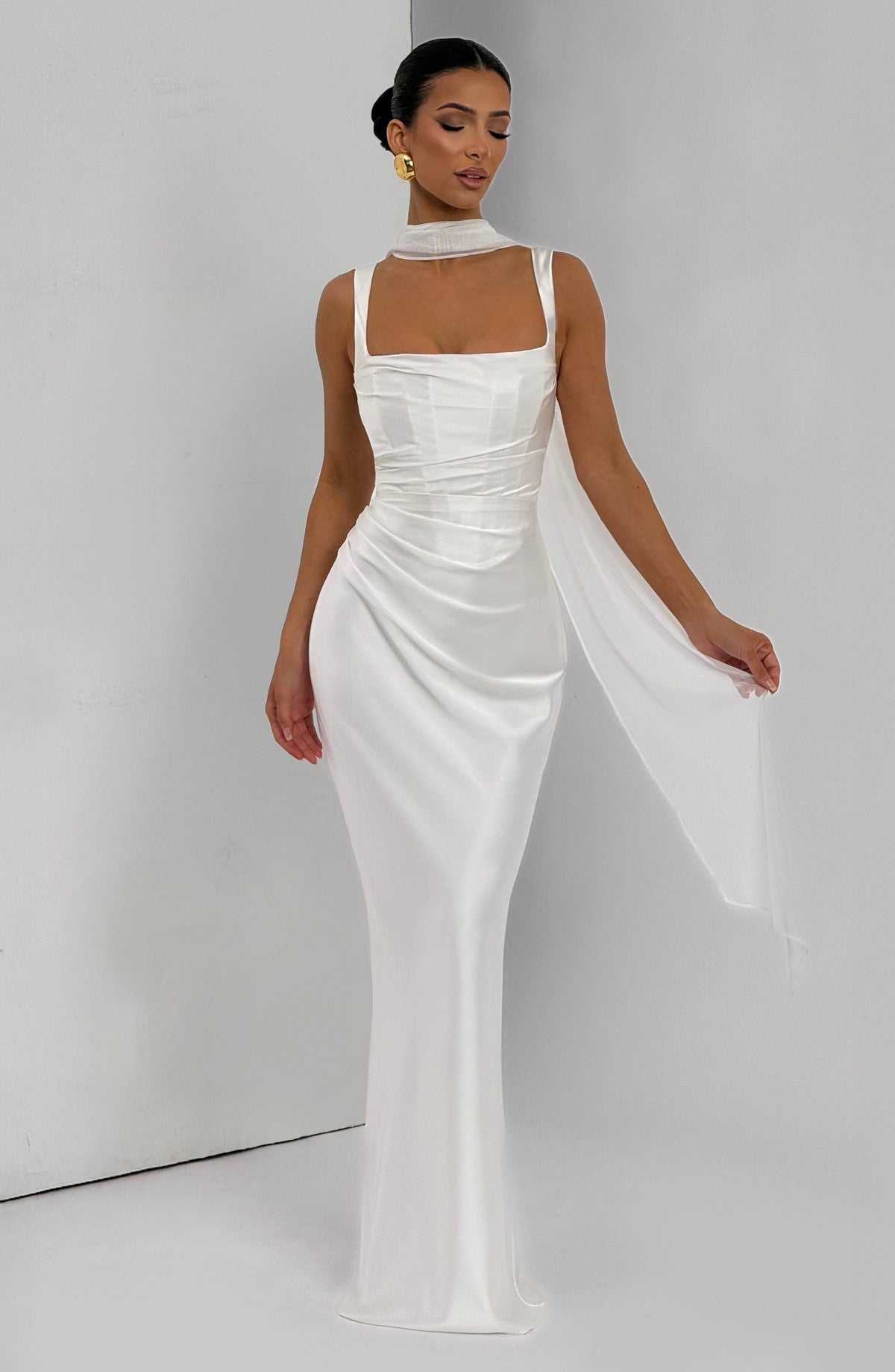 Calanthe Maxi Dress - Ivory – image 2