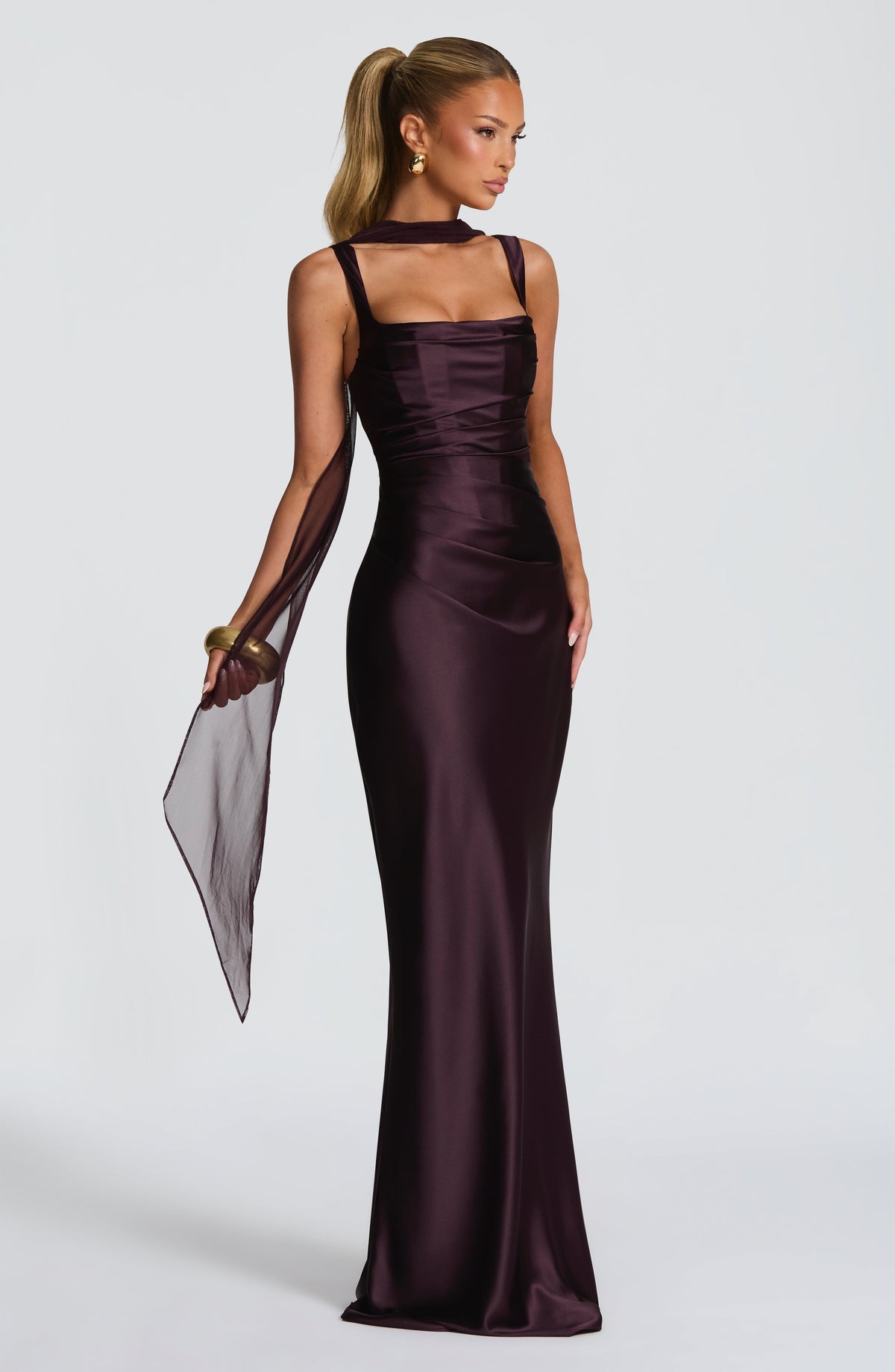 Calanthe Maxi Dress - Plum – image 3