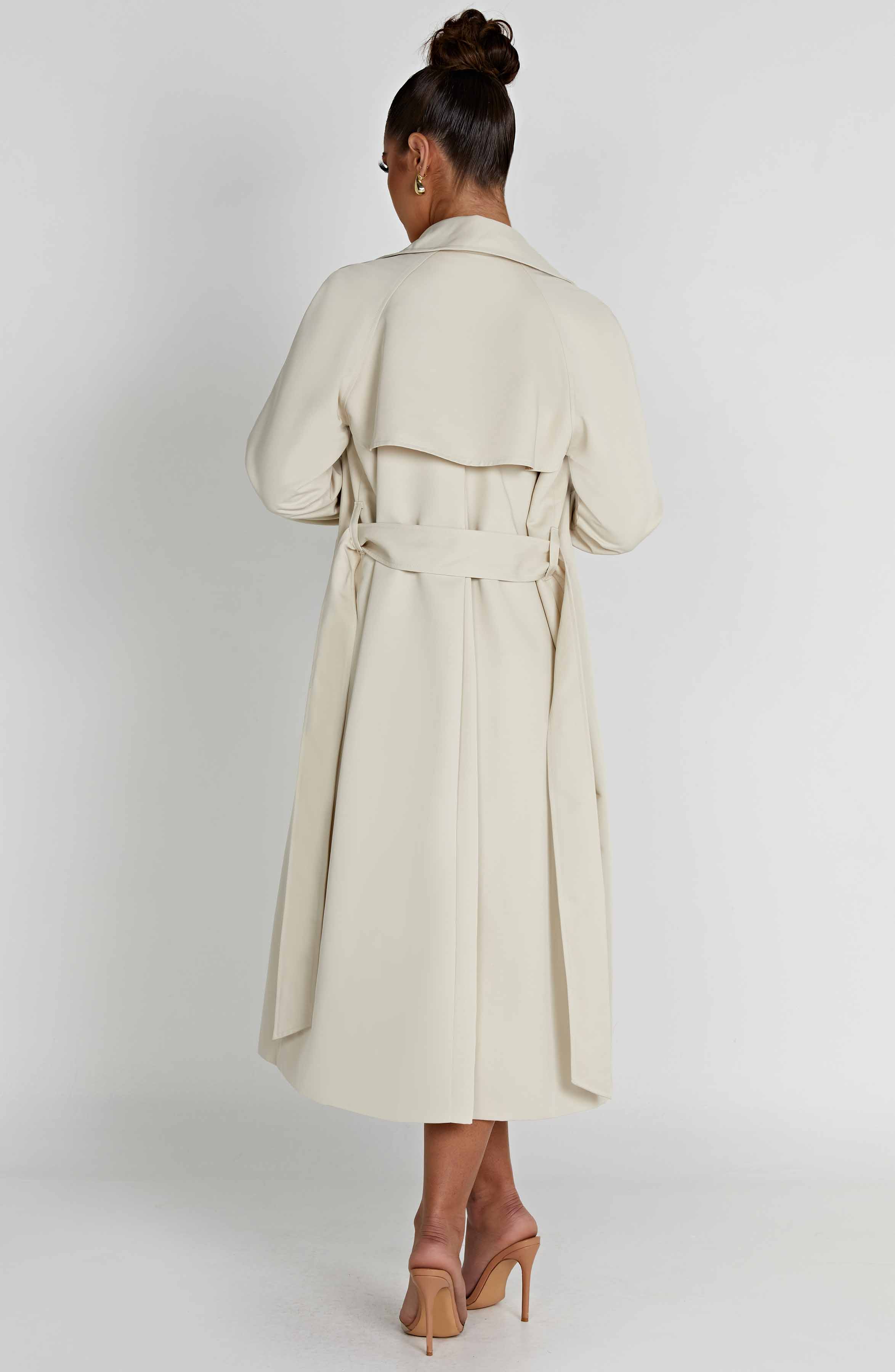 Camila Trench Coat – Sand – image 4