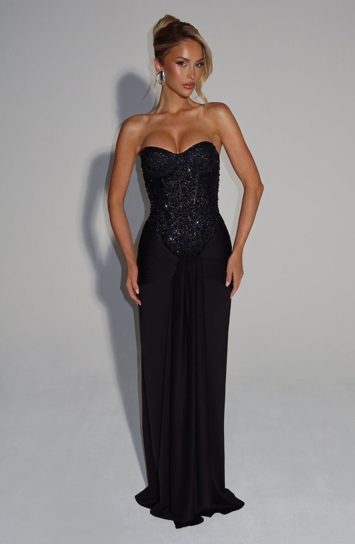 Carina Maxi Dress - Black – image 1