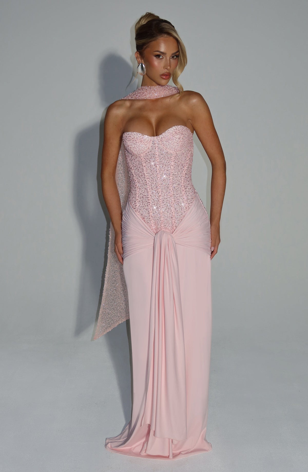 Carina Maxi Dress - Blush – image 3