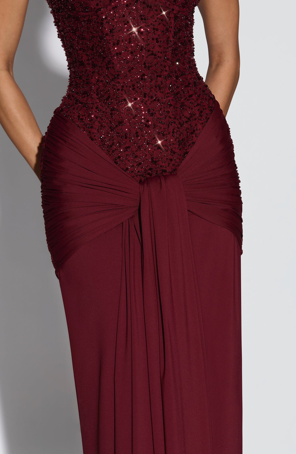 Carina Maxi Dress - Burgundy – image 5