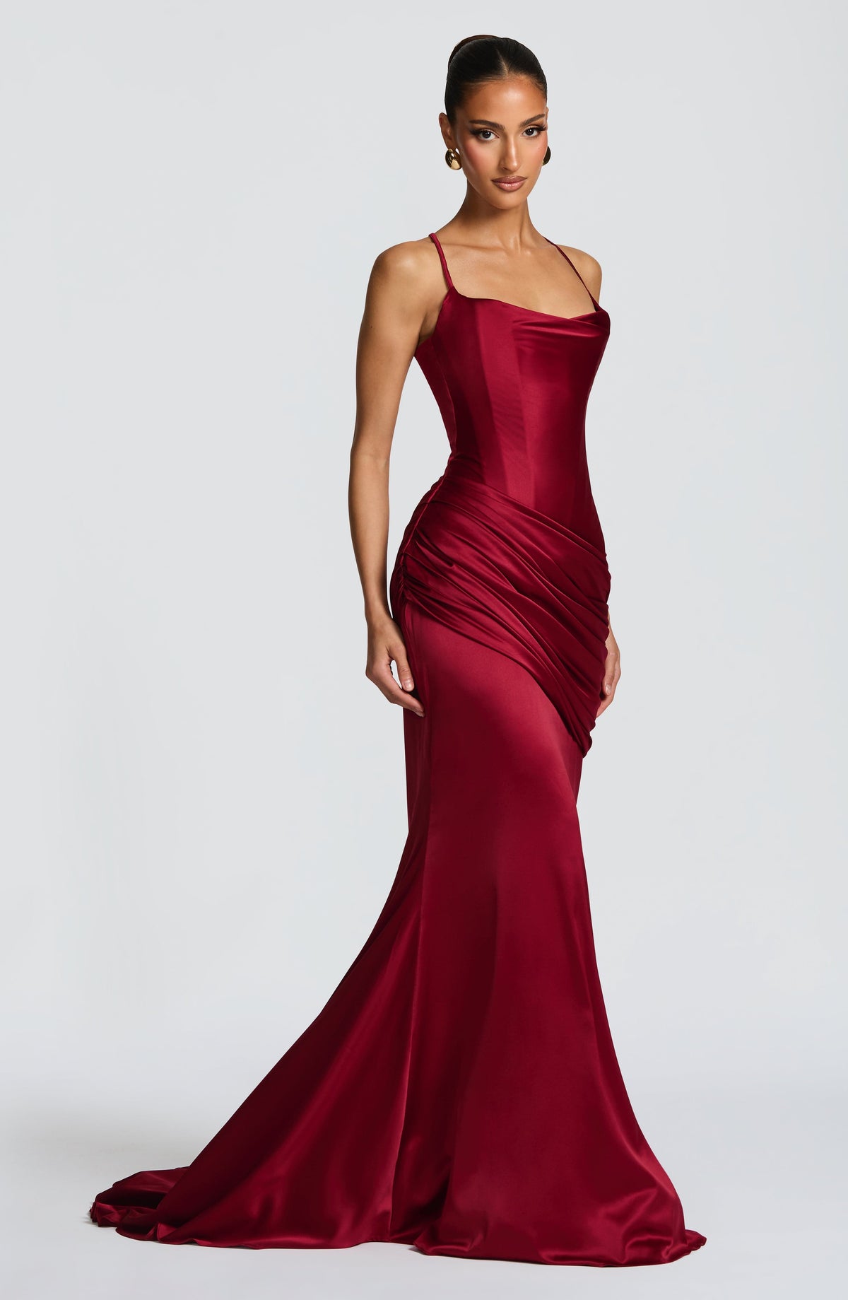 Connie Gown - Burgundy – image 2