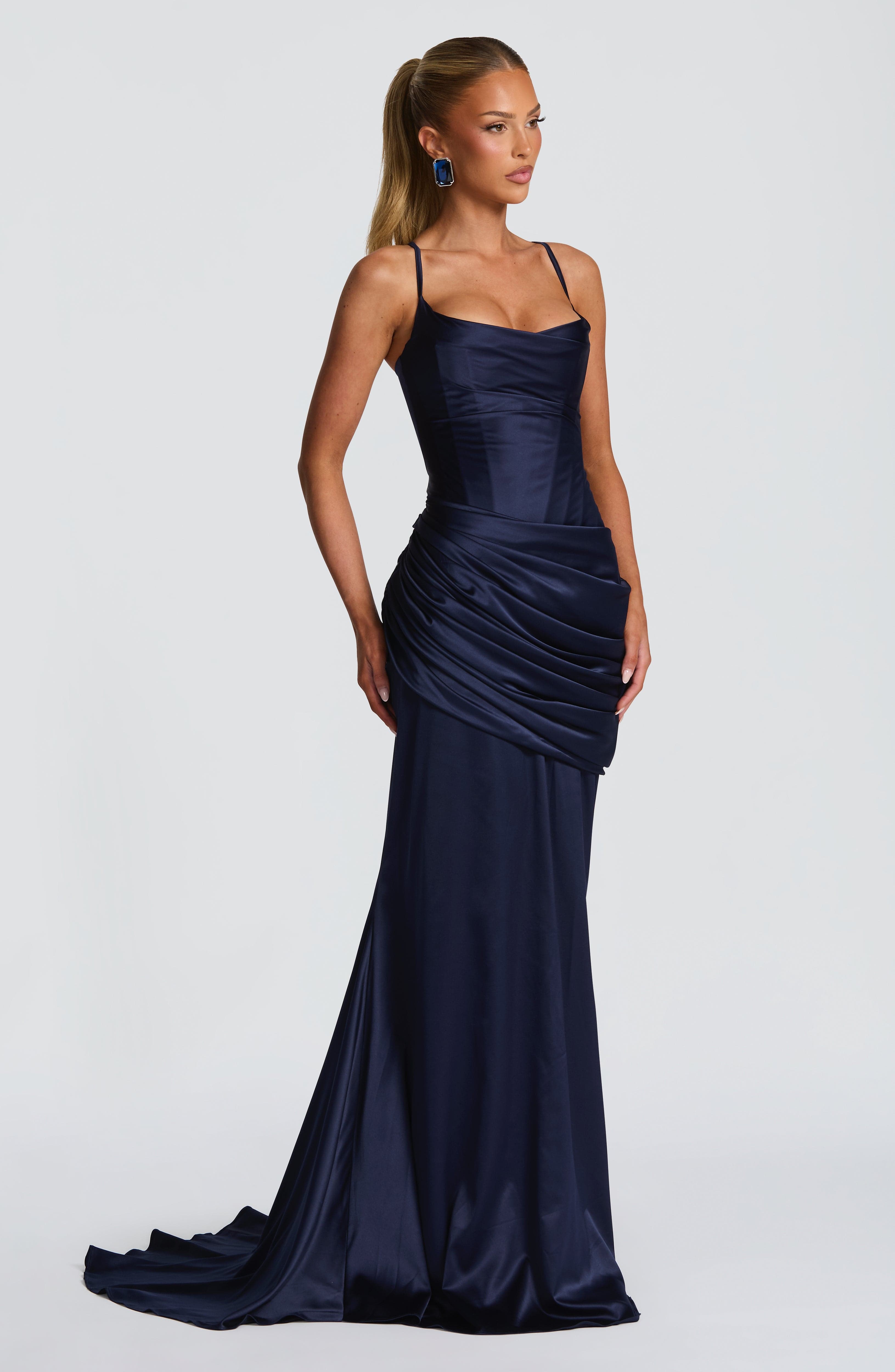 Connie Gown - Navy – image 1