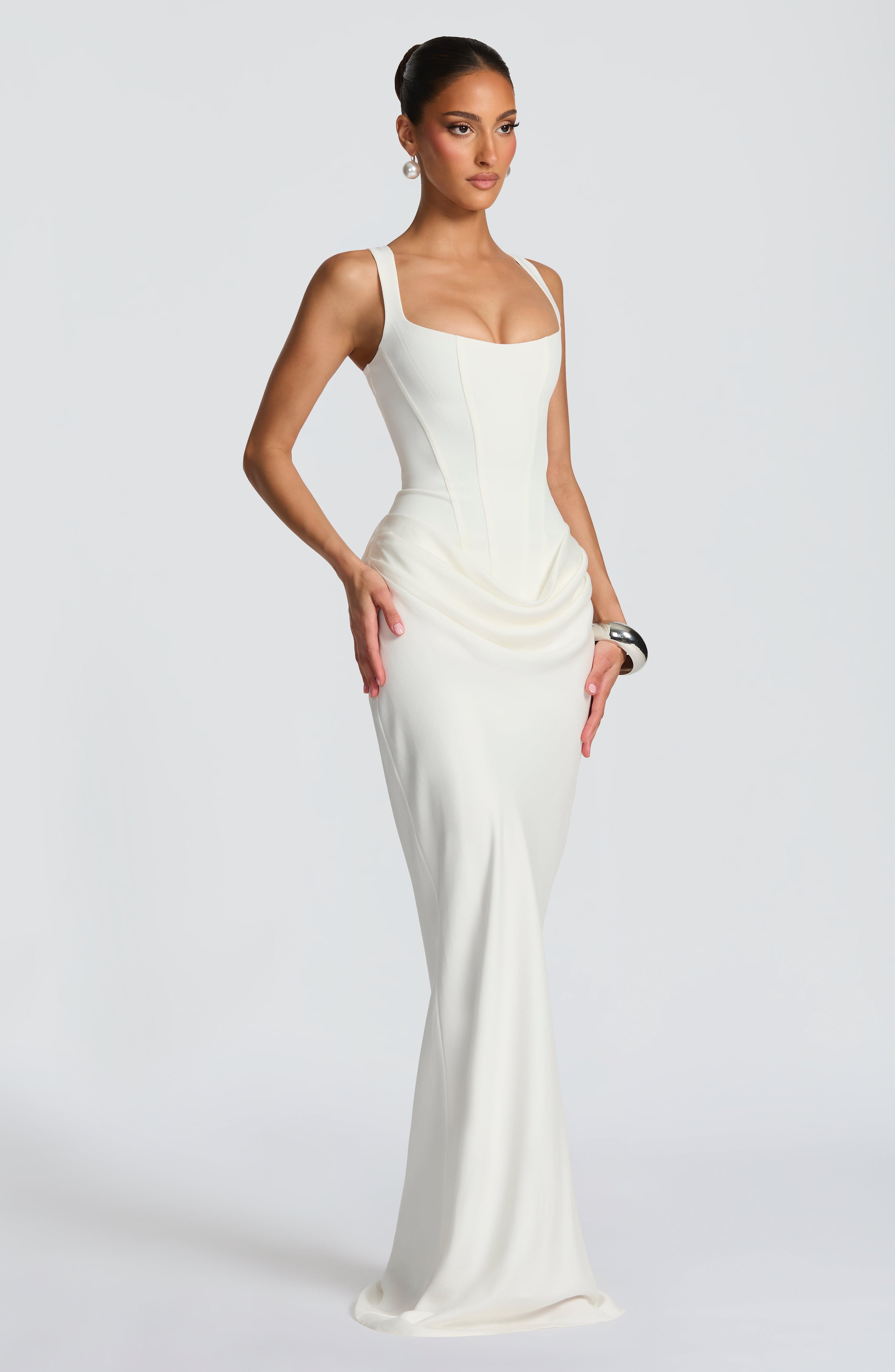 Cornelia Maxi Dress - Ivory – image 6