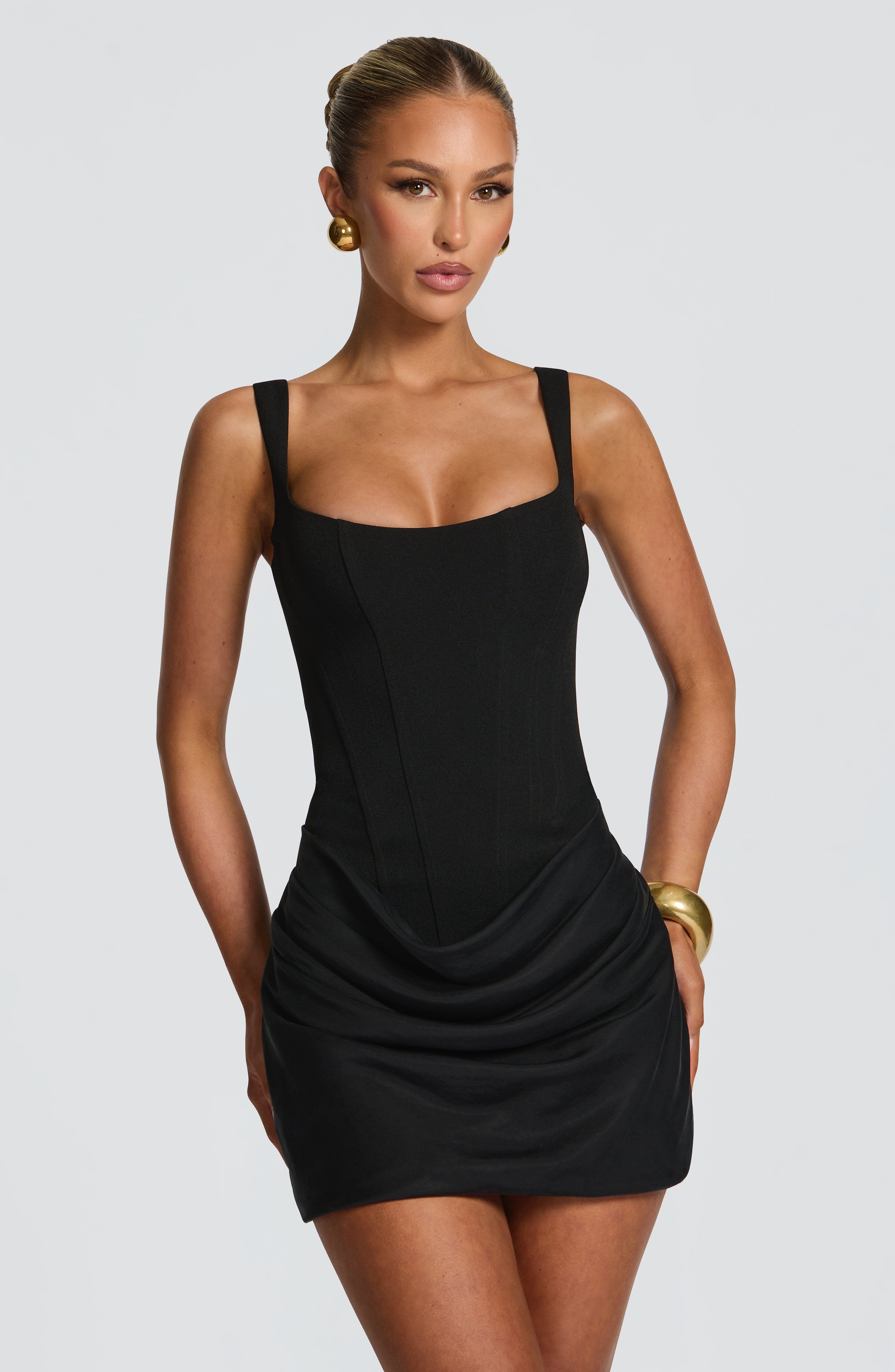 Cornelia Mini Dress - Black – image 1