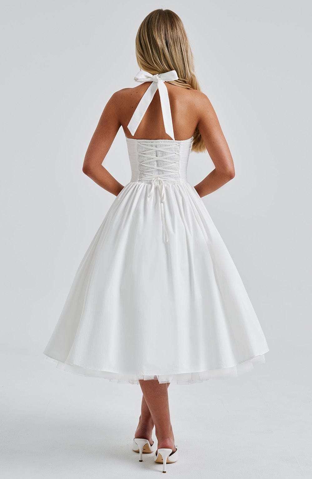 Cressida Midi Dress - Ivory – image 6
