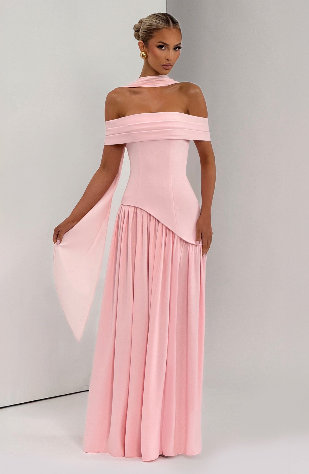 Delilah Maxi Dress - Blush – image 7