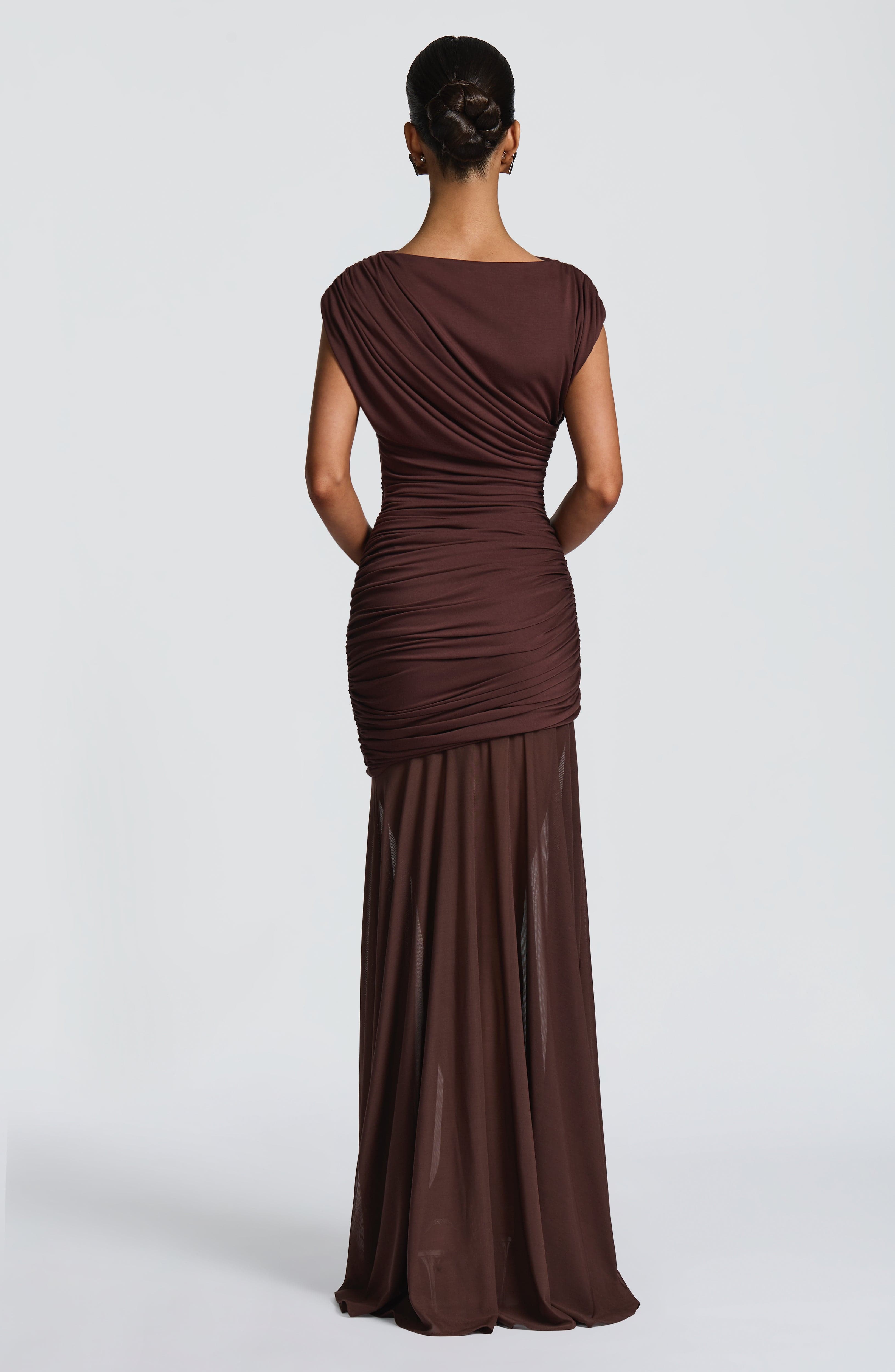 Demelza Maxi Dress - Plum Brown – image 2