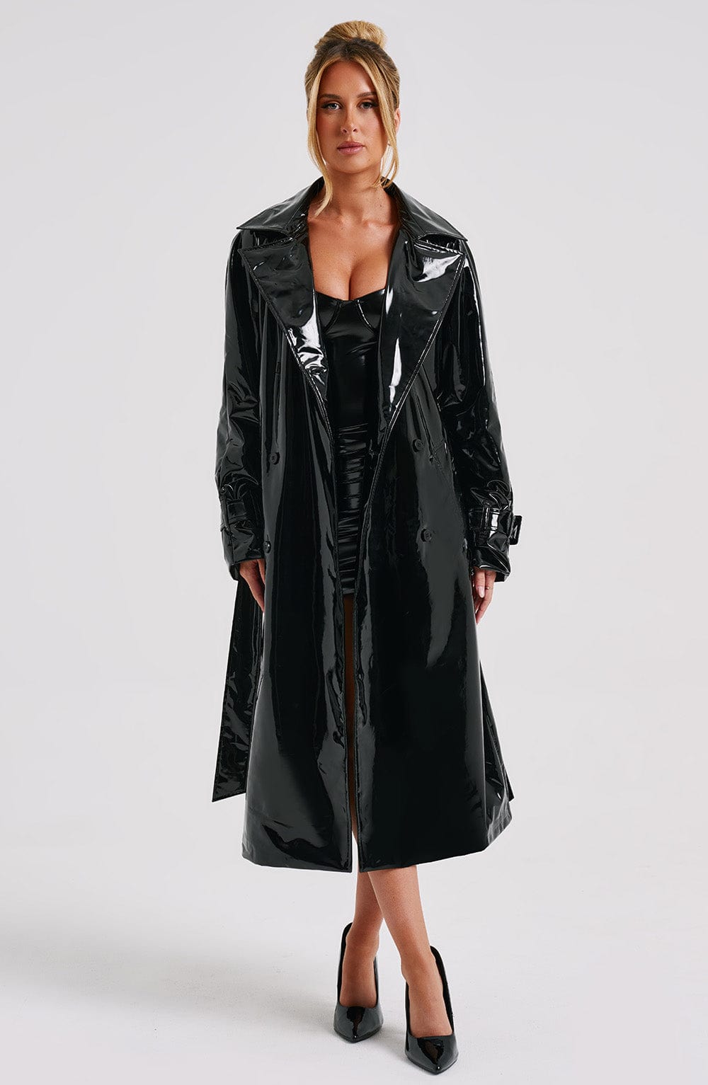 Dynasty Trench Coat – Black – image 3