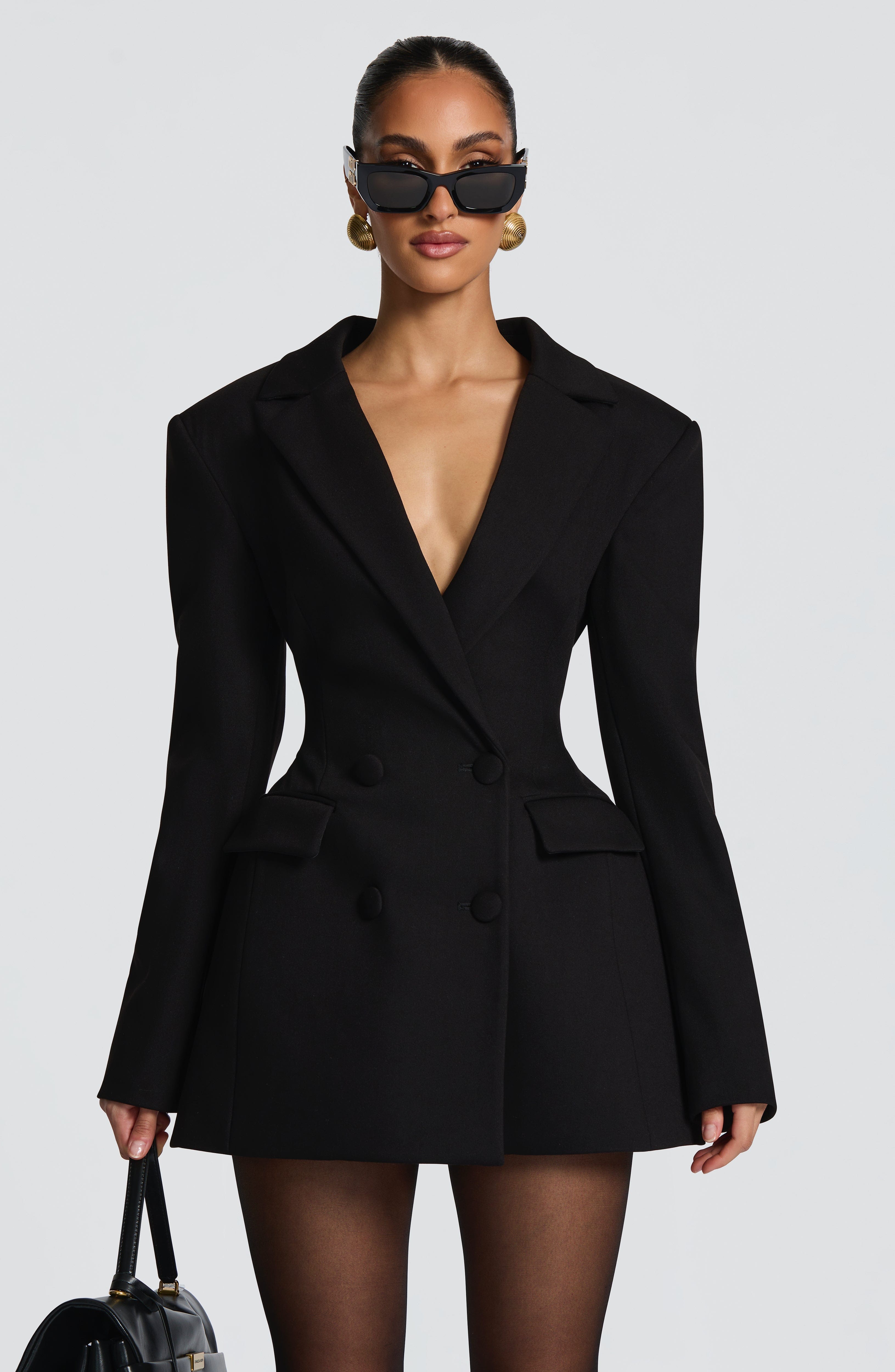 Elvira Mini Dress - Black – image 10