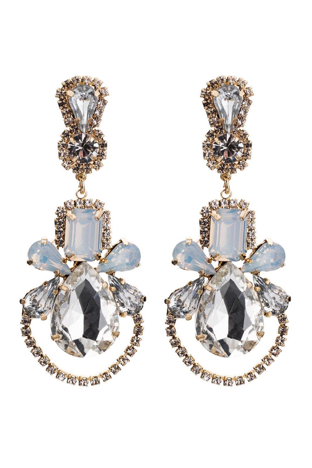Adeline Gem Drop Earrings – image 2